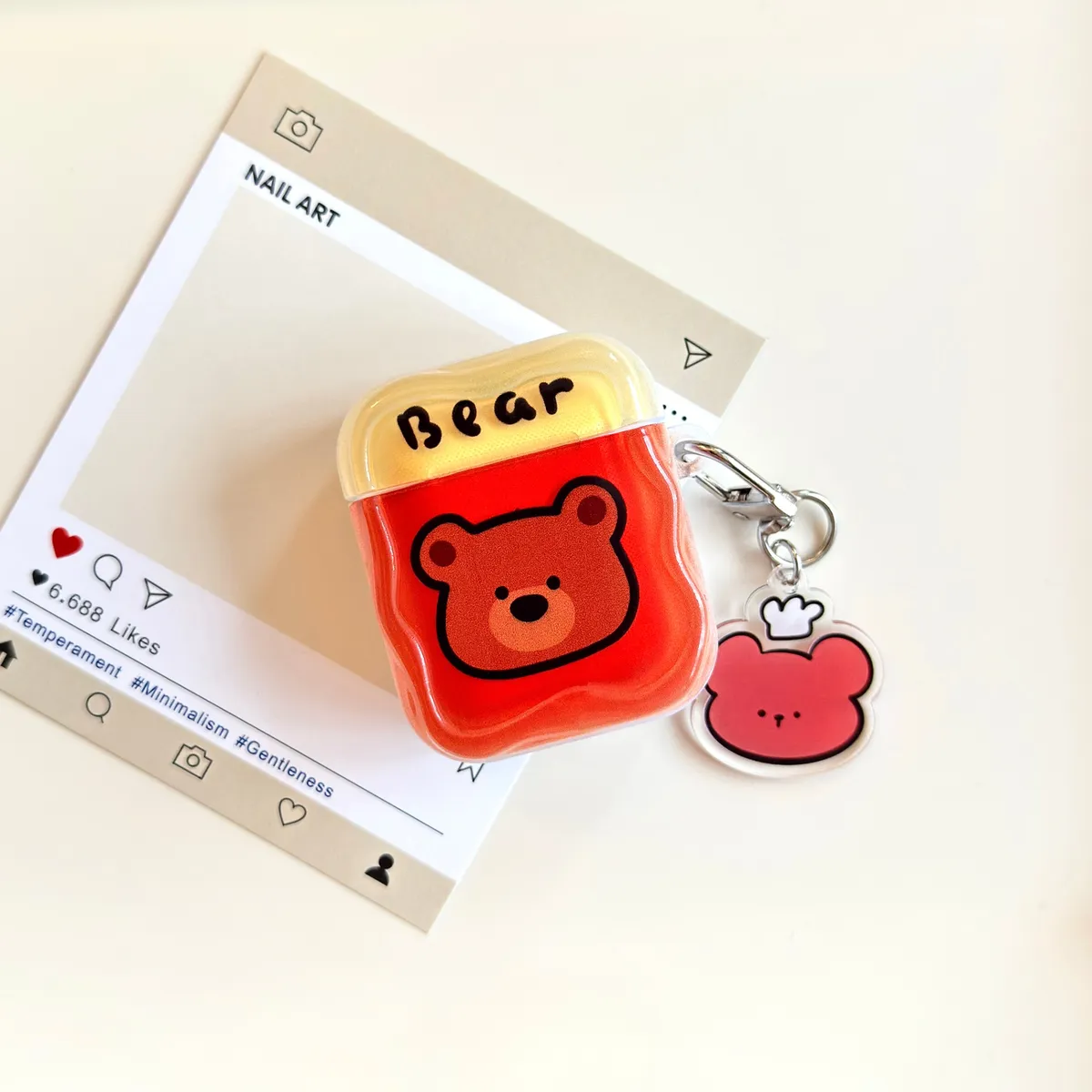 卡通可爱小熊适用Airpods4代耳机保护套pro2二三代苹果蓝牙3代 - 图片 6