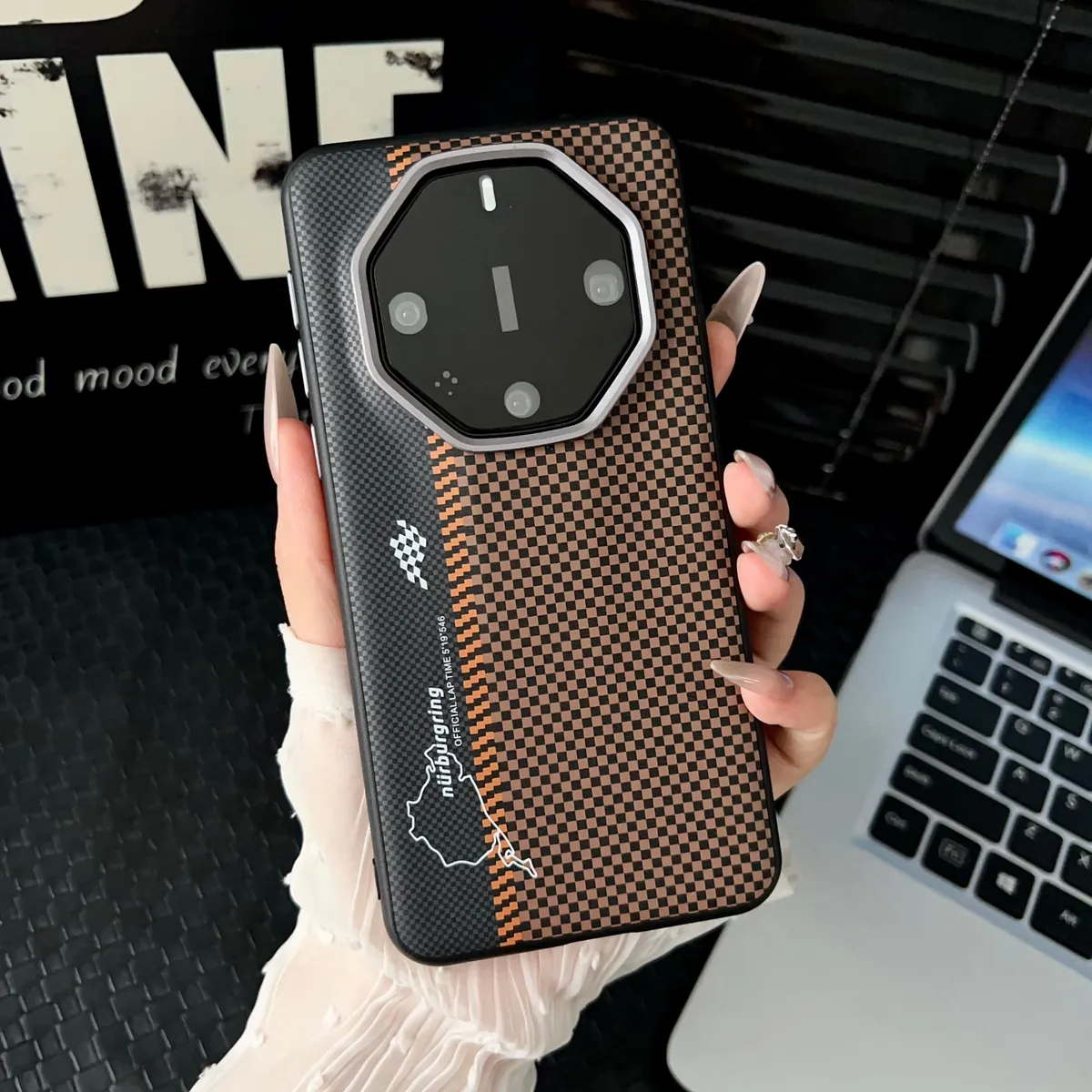 适用于Mate 60/70RS北欧风纽北赛道系列手机壳 - 图片 4