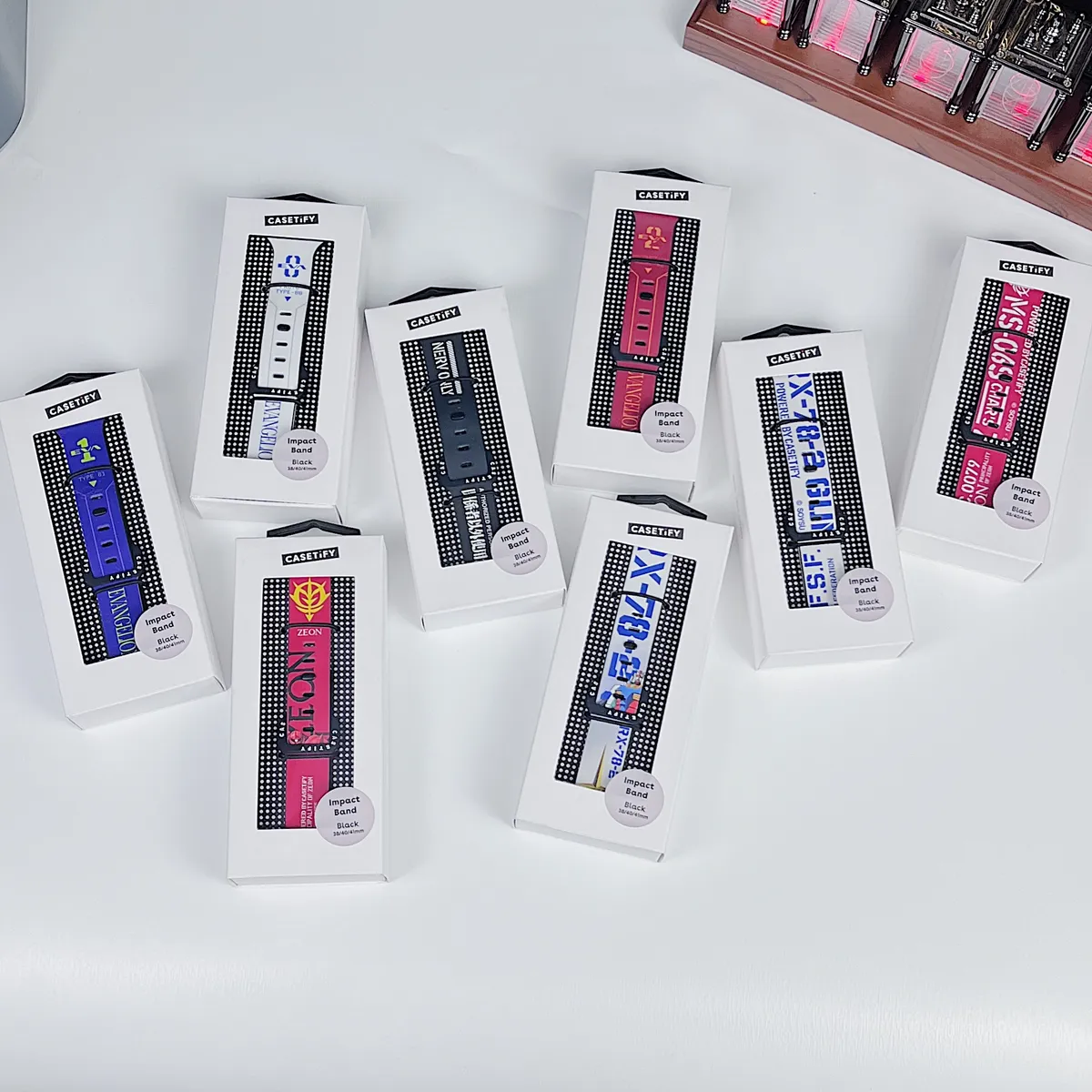 苹果-CASETiFY表带EVA高达联名-硅胶材质适用S1-S10腕带S9高级感表带S8 - 图片 4