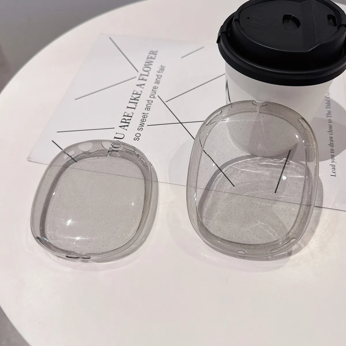 适用AirPods Max/Max2苹果头戴式耳机保护套壳Max2防划头戴式耳机闪粉软壳 - 图片 5