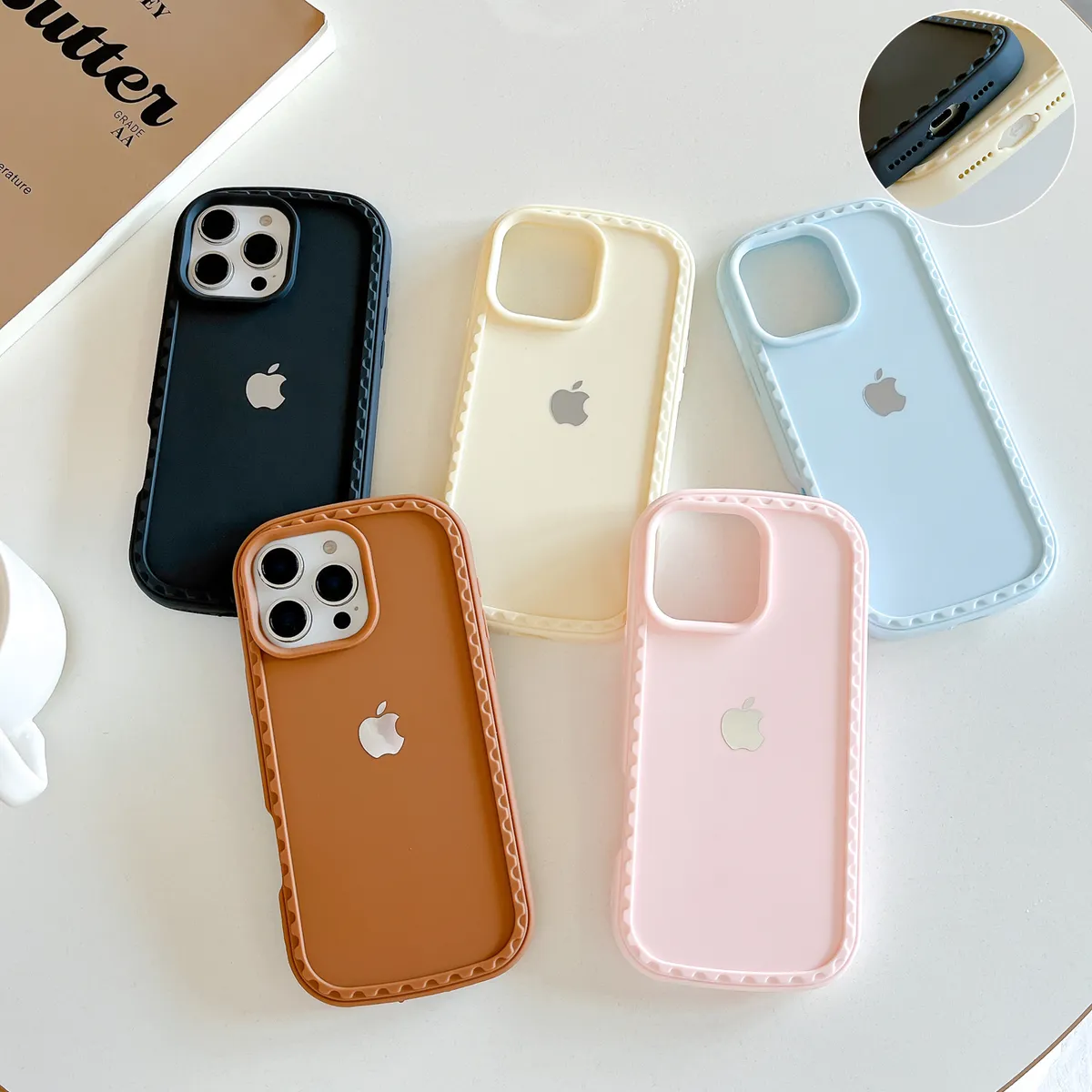 新模具防尘塞推窗 苹果LOGO适用于苹果iPhone16promax手机壳全新15promax防摔苹果14promax保护套13promax防摔 - 图片 10