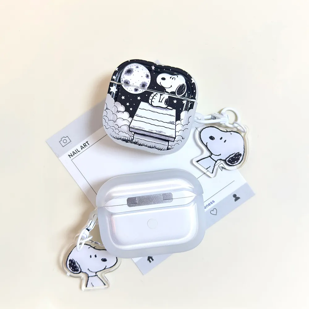 卡通史努比适用airpods4保护套苹果耳机壳airpodspro2蓝牙四代软 - 图片 7