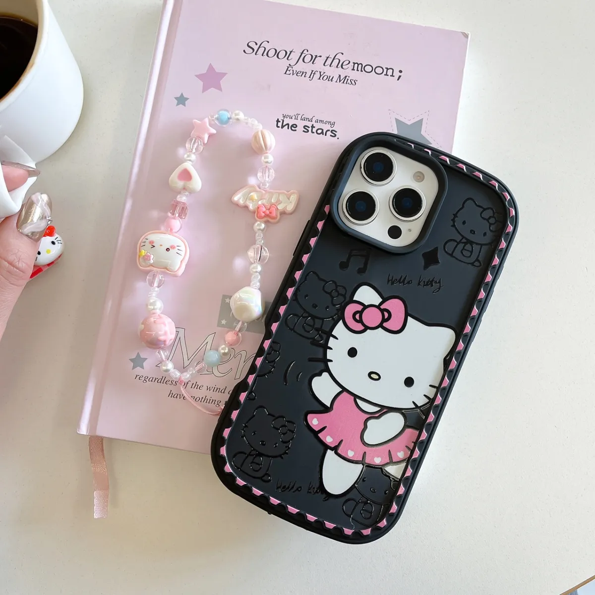 防尘塞推窗 裙子KT卡通HelloKitty猫适用苹果14手机壳iPhone15promax全包13透明可爱16pro少女