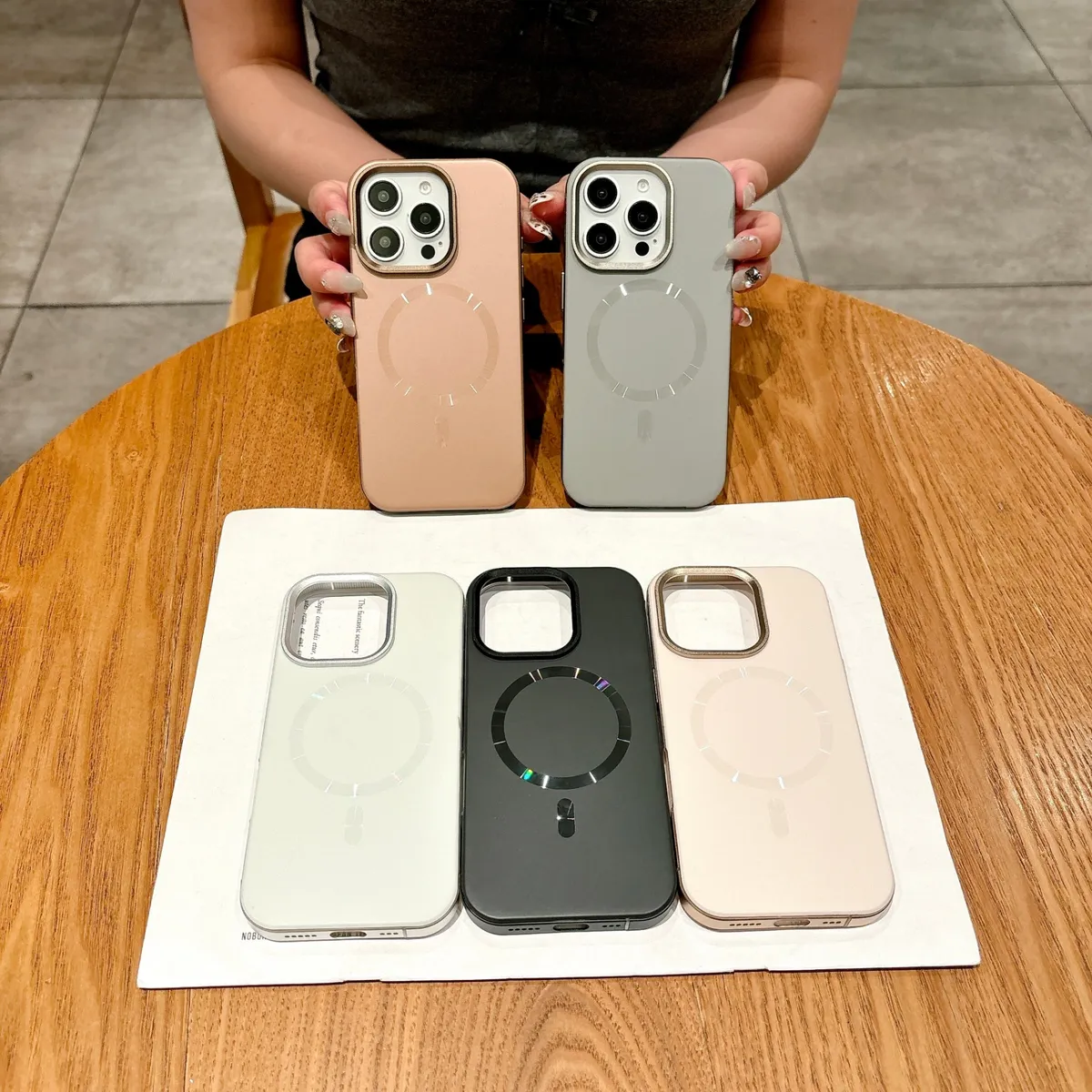 铝合金边框 五金按键相框 N52强磁TPU二合一 钛铝流光磁吸系列 适用苹果iphone16系列手机壳 - 图片 7