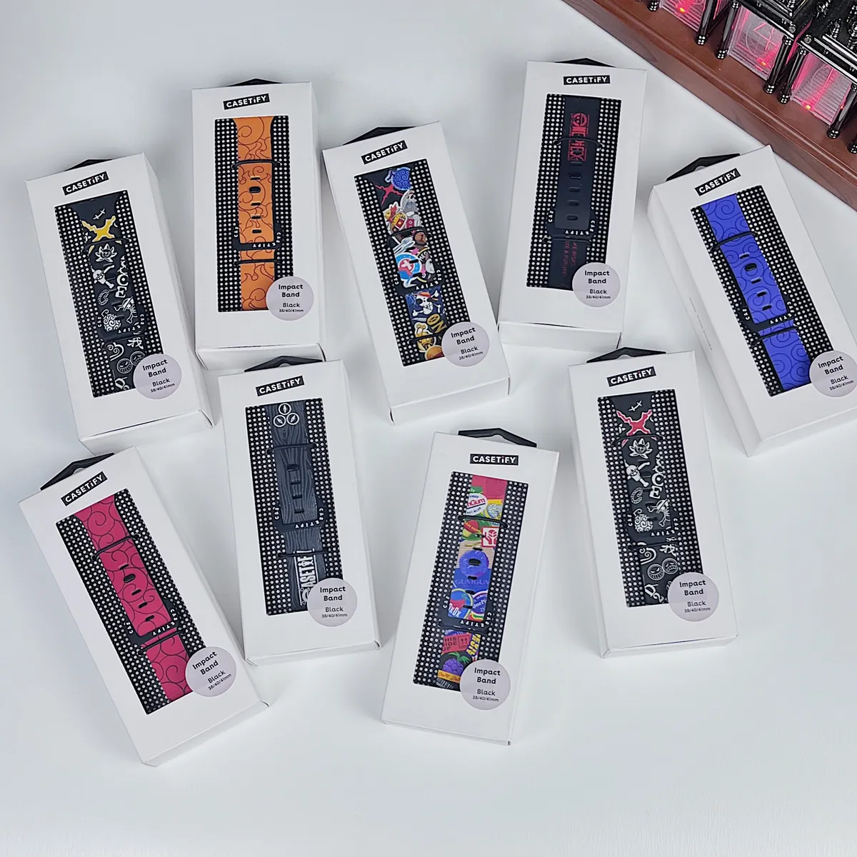 苹果-CASETiFY表带海贼王联名-硅胶材质适用S1-S10腕带S9高级感表带S8 - 图片 5