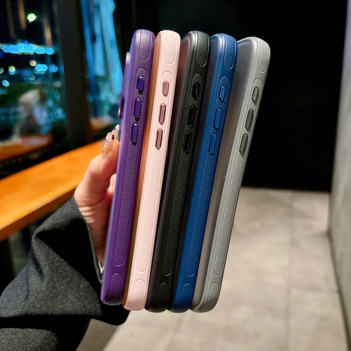图拉思支点壳新款细圈磁吸苹果iPhone系列手机壳适用苹果MagSafe保护壳纯色磨砂肤感全包防摔软胶壳 - 图片 7