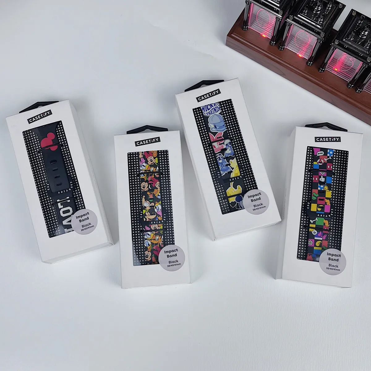 苹果-CASETiFY表带米奇伙伴们-硅胶材质适用S1-S10腕带S9高级感表带S8