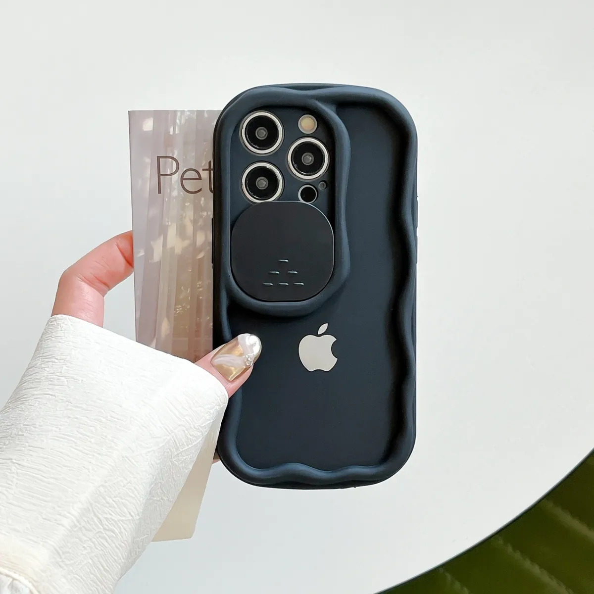 推窗苹果LOGO适用iPhone15PROmax手机壳16PROmax创意苹果14PROmax软保护套 - 图片 2