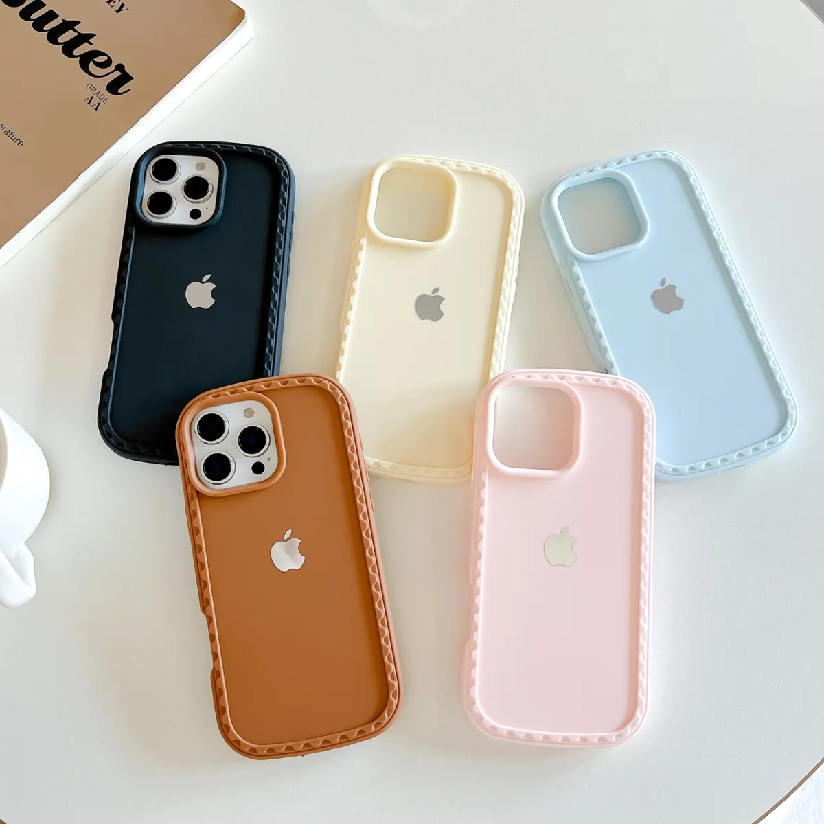 新模具防尘塞推窗 苹果LOGO适用于苹果iPhone16promax手机壳全新15promax防摔苹果14promax保护套13promax防摔 - 图片 4