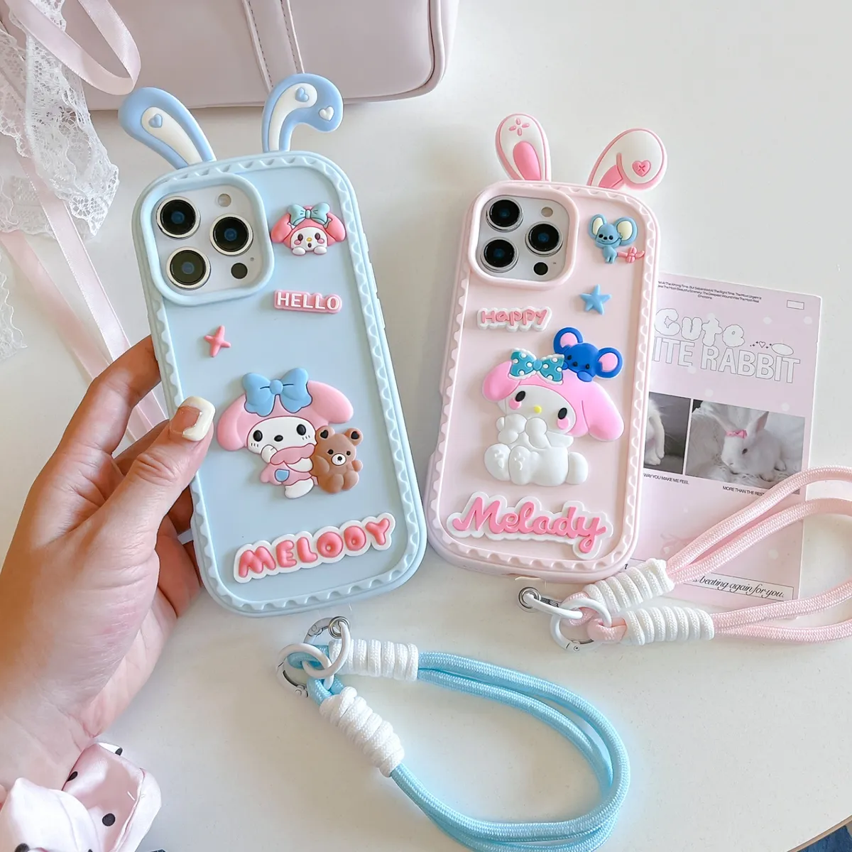 新模具 卡通美乐蒂适用iPhone15promax防摔苹果14promax手机壳16promax手机壳13promax - 图片 4