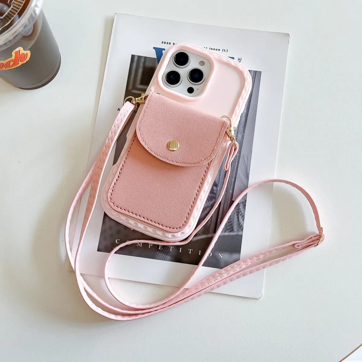 新模具防尘塞推窗卡包适用苹果15promax手机壳16promax保护套14promax挂绳13promax手机壳 - 图片 4