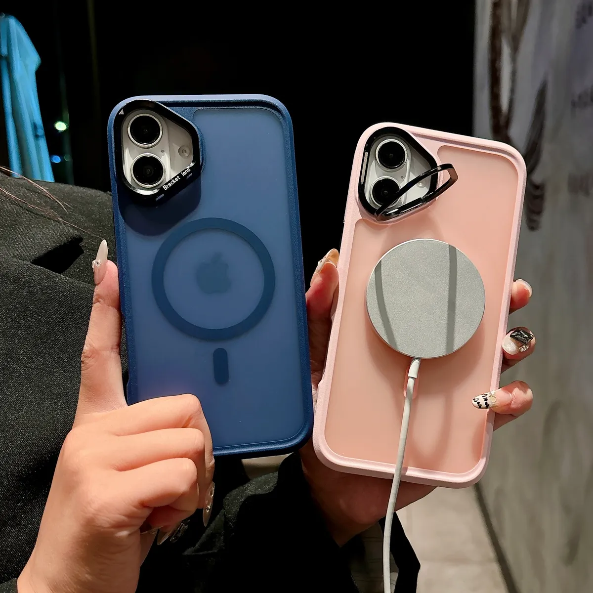 极智先锋磁吸支架系列适用iphone苹果Magsafe磁吸充电带镜头支架保护壳全包防摔高级感 - 图片 2