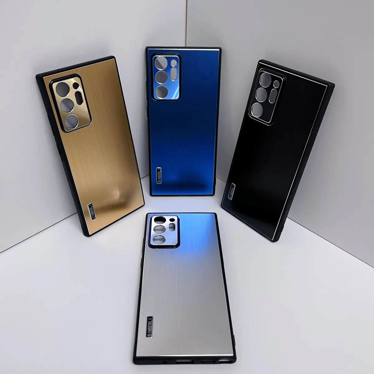 适用三星note20Ultra手机壳软边金属拉丝散热背板防刮超薄保护套 - 图片 3