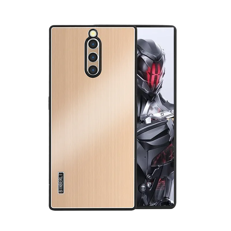 适用红魔8pro手机壳精孔镜头红魔8pro+高档保护套新款红魔9pro+金属背板防滑潮款新级感商务简约 - 图片 5