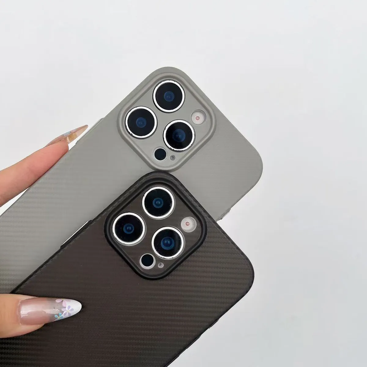 【灵动AI触控】苹果16Promax碳纤维磨砂壳16pro手机壳iPhone15超薄14防摔软壳13手机壳12情侣同款 - 图片 11