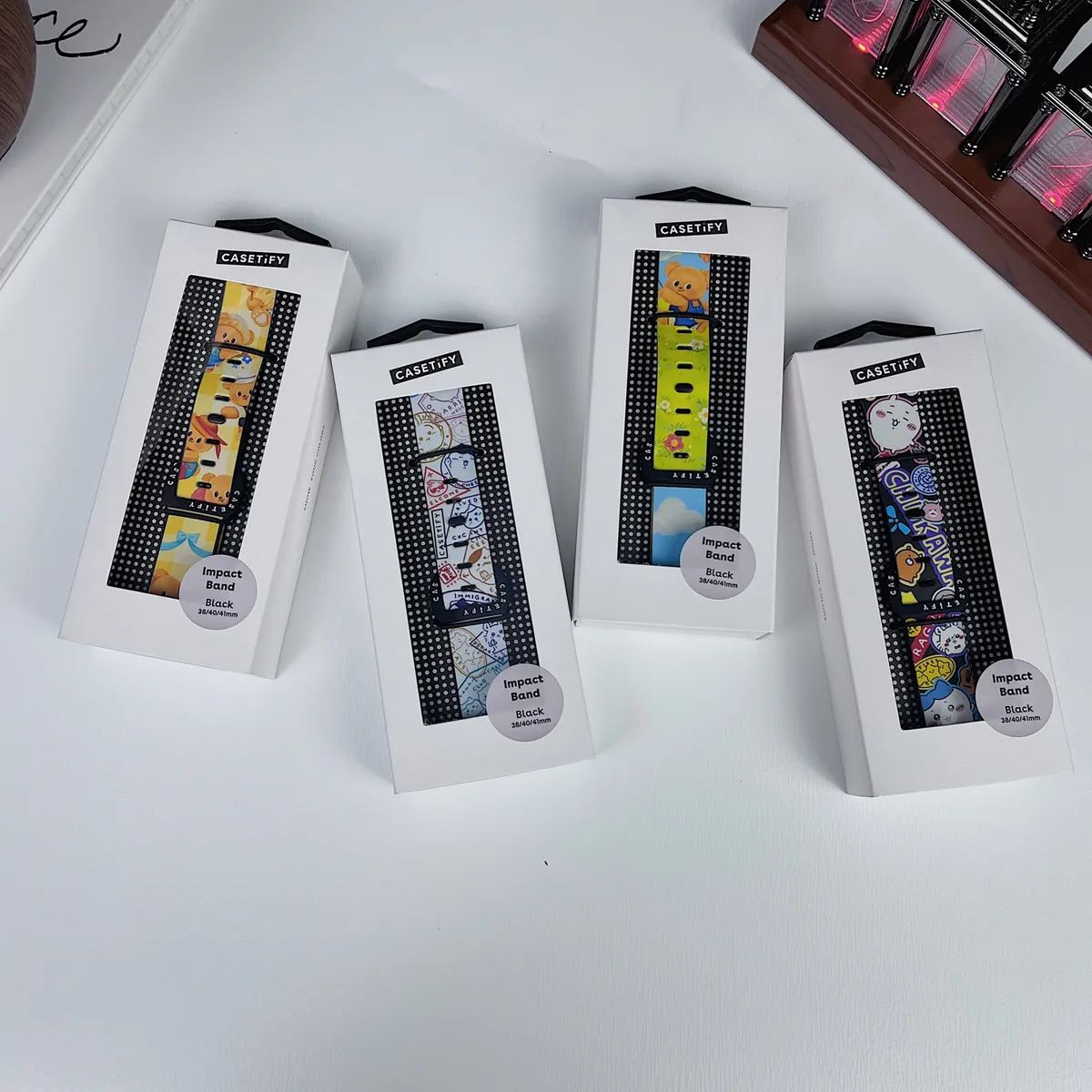 苹果-CASETiFY表带吉伊卡哇黄油小熊-硅胶材质适用S1-S10腕带S9高级感表带S8 - 图片 3