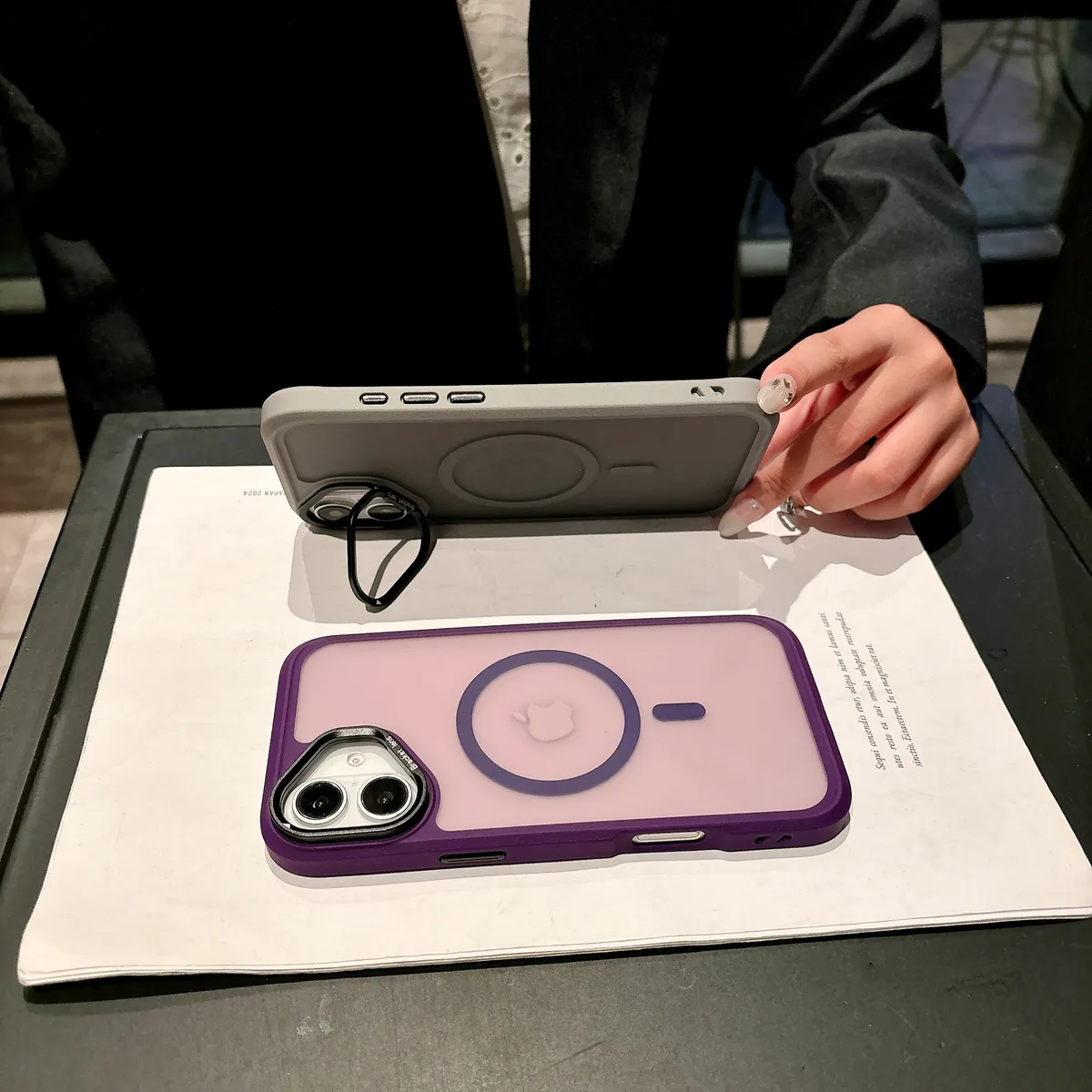 极智先锋磁吸支架系列适用iphone苹果Magsafe磁吸充电带镜头支架保护壳全包防摔高级感 - 图片 4
