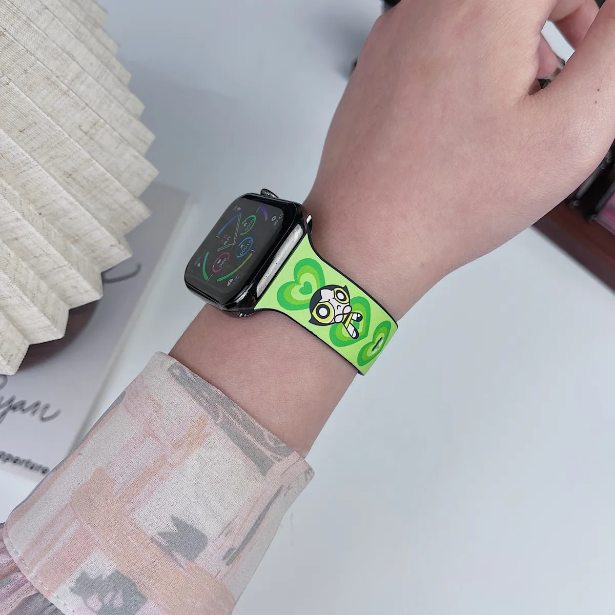 苹果-CASETiFY表带飞天小女警-硅胶材质适用S1-S10腕带S9高级感表带S8 - 图片 2