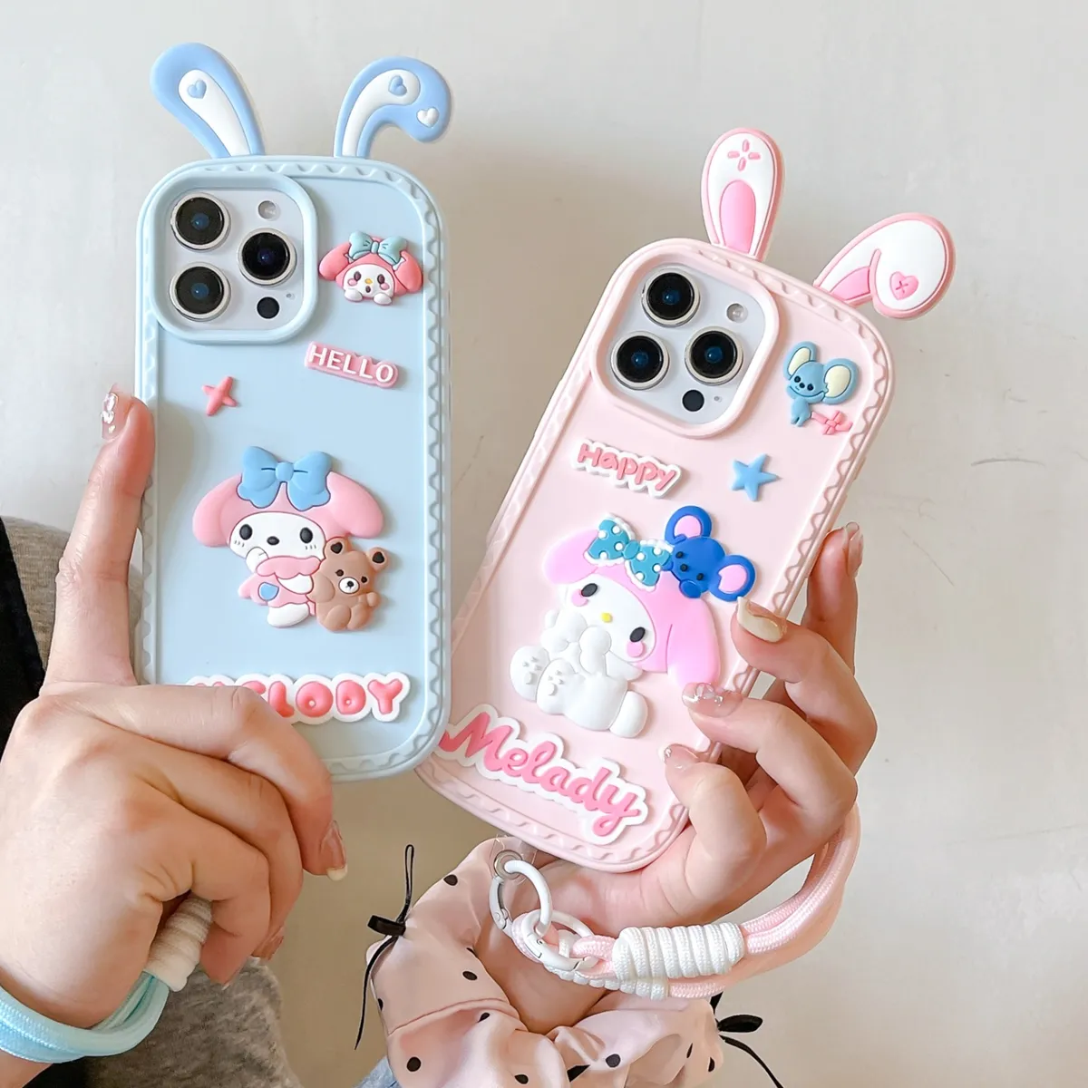 新模具 卡通美乐蒂适用iPhone15promax防摔苹果14promax手机壳16promax手机壳13promax - 图片 7