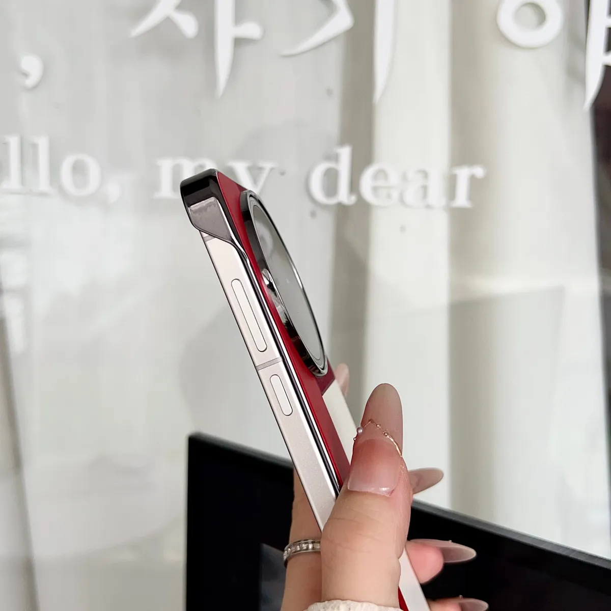 适用于X200系列型格红绿三色拼接手机壳 - 图片 10