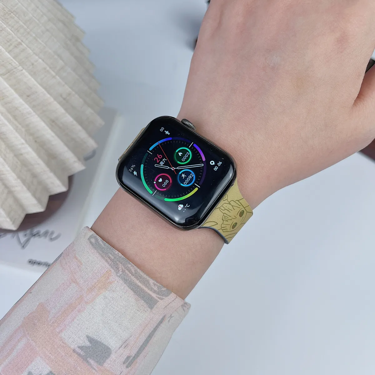 苹果-CASETiFY表带死侍金刚狼蝙蝠侠-硅胶材质适用S1-S10腕带S9高级感表带S8 - 图片 2