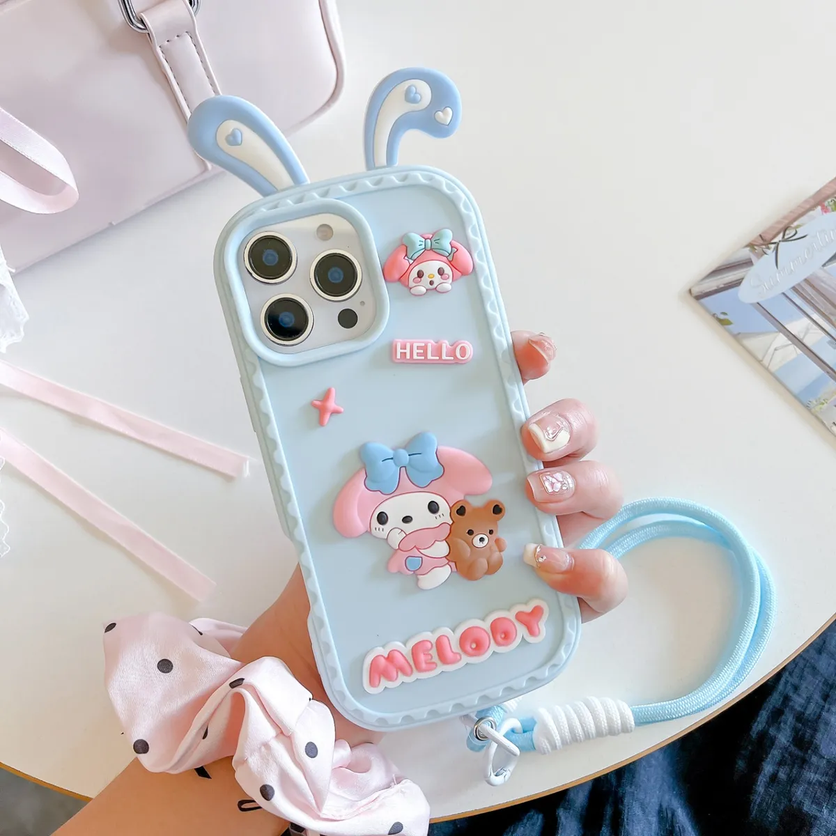 新模具 卡通美乐蒂适用iPhone15promax防摔苹果14promax手机壳16promax手机壳13promax - 图片 2