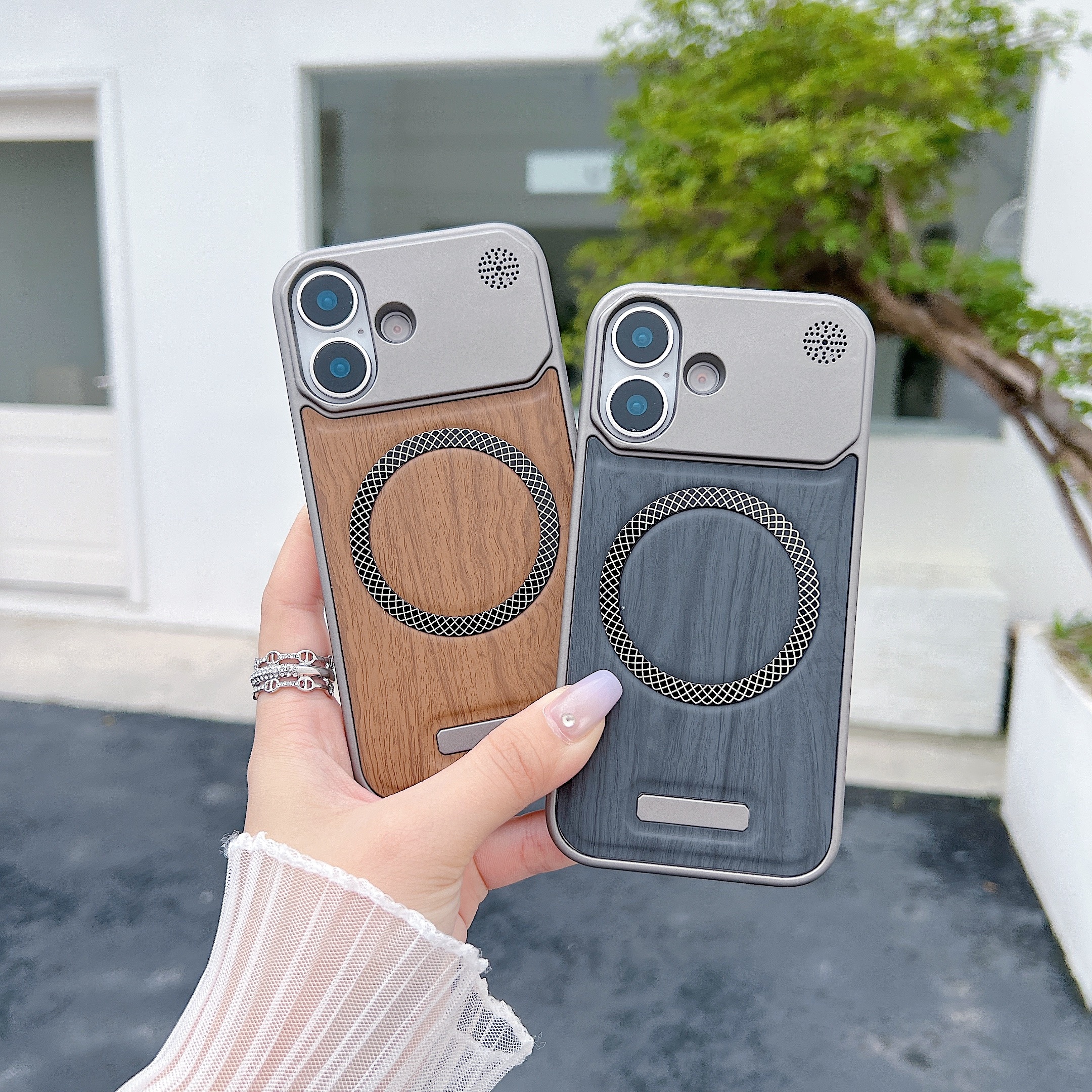 适用苹果17ProMax新款手机壳磁吸圈iPhone17pro简约17air高级感17防摔保护套高级小众男女 - 图片 6