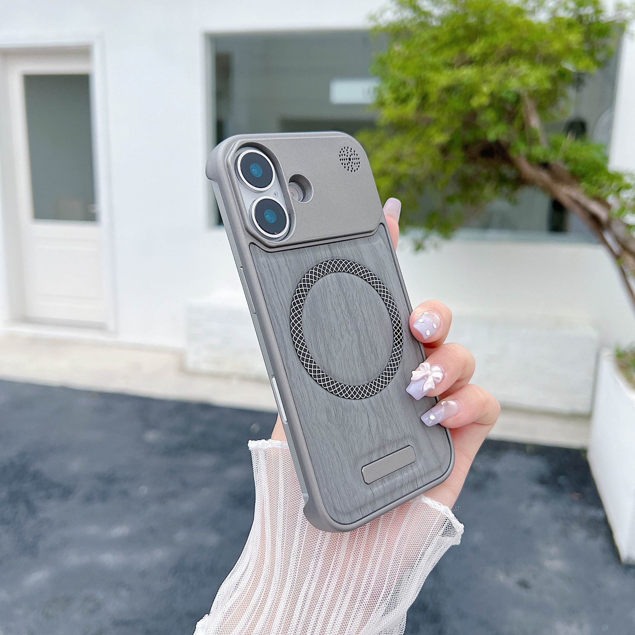 适用苹果17ProMax新款手机壳磁吸圈iPhone17pro简约17air高级感17防摔保护套高级小众男女 - 图片 3