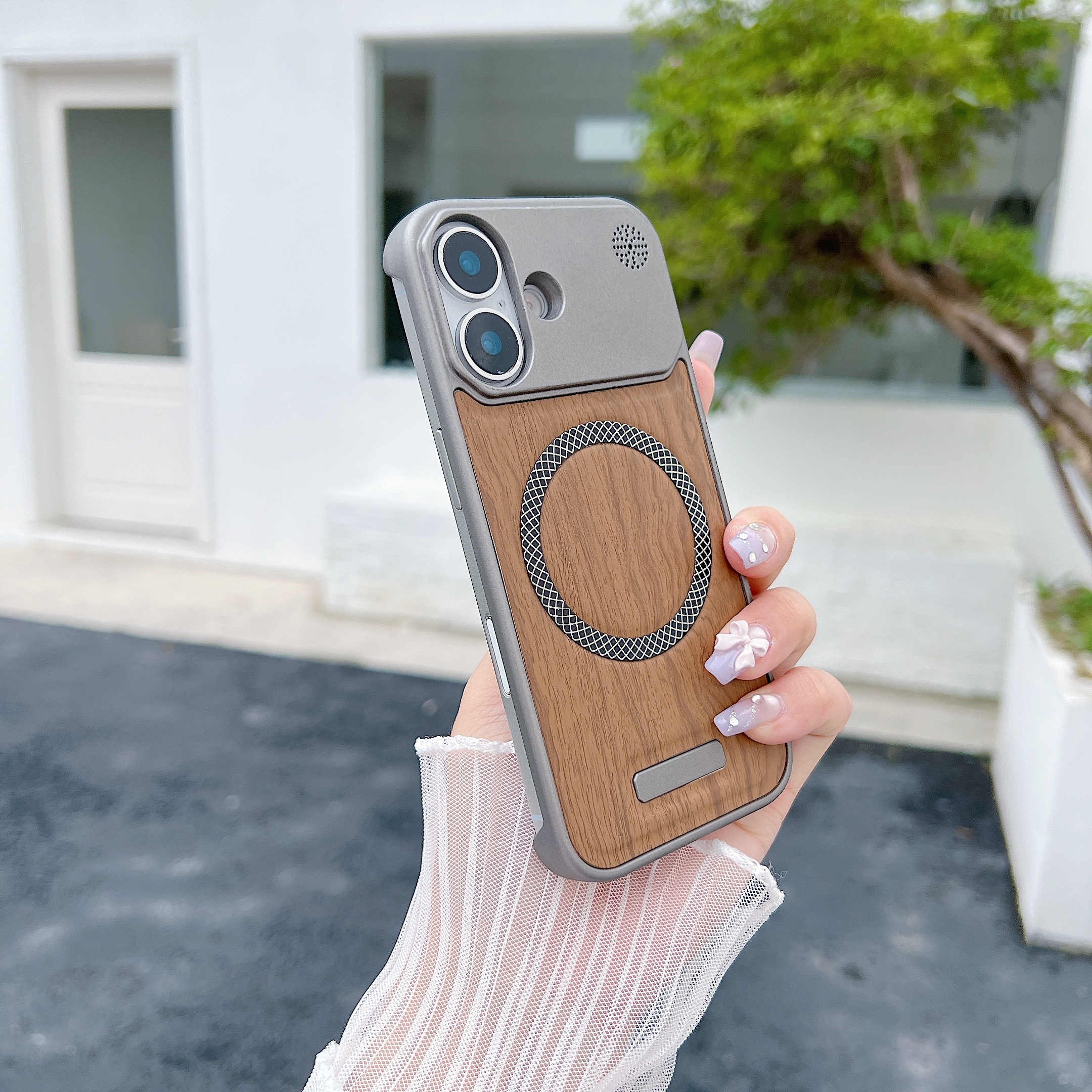 适用苹果17ProMax新款手机壳磁吸圈iPhone17pro简约17air高级感17防摔保护套高级小众男女 - 图片 7