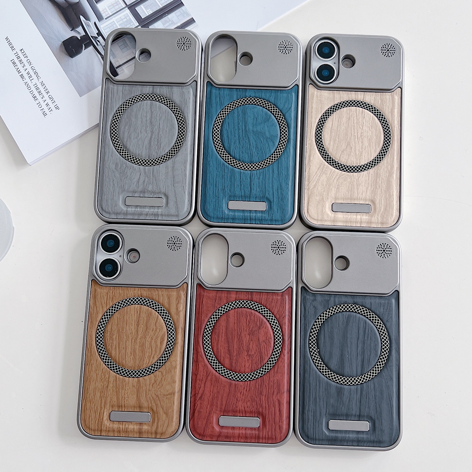 适用苹果17ProMax新款手机壳磁吸圈iPhone17pro简约17air高级感17防摔保护套高级小众男女 - 图片 4