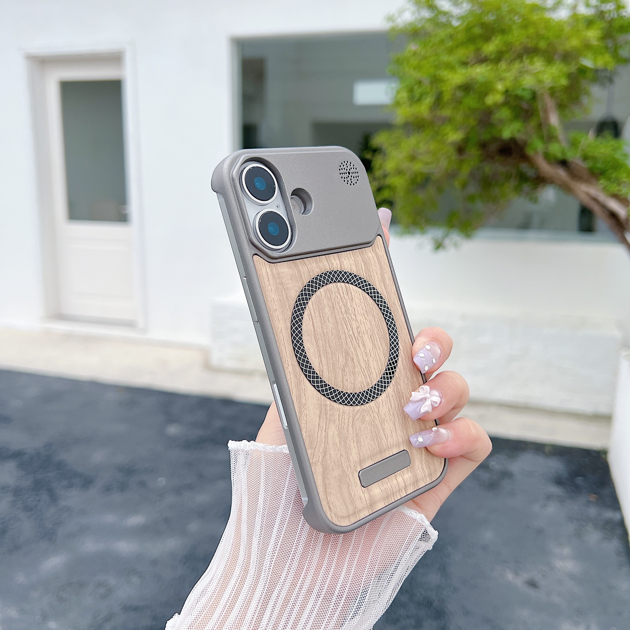 适用苹果17ProMax新款手机壳磁吸圈iPhone17pro简约17air高级感17防摔保护套高级小众男女 - 图片 9