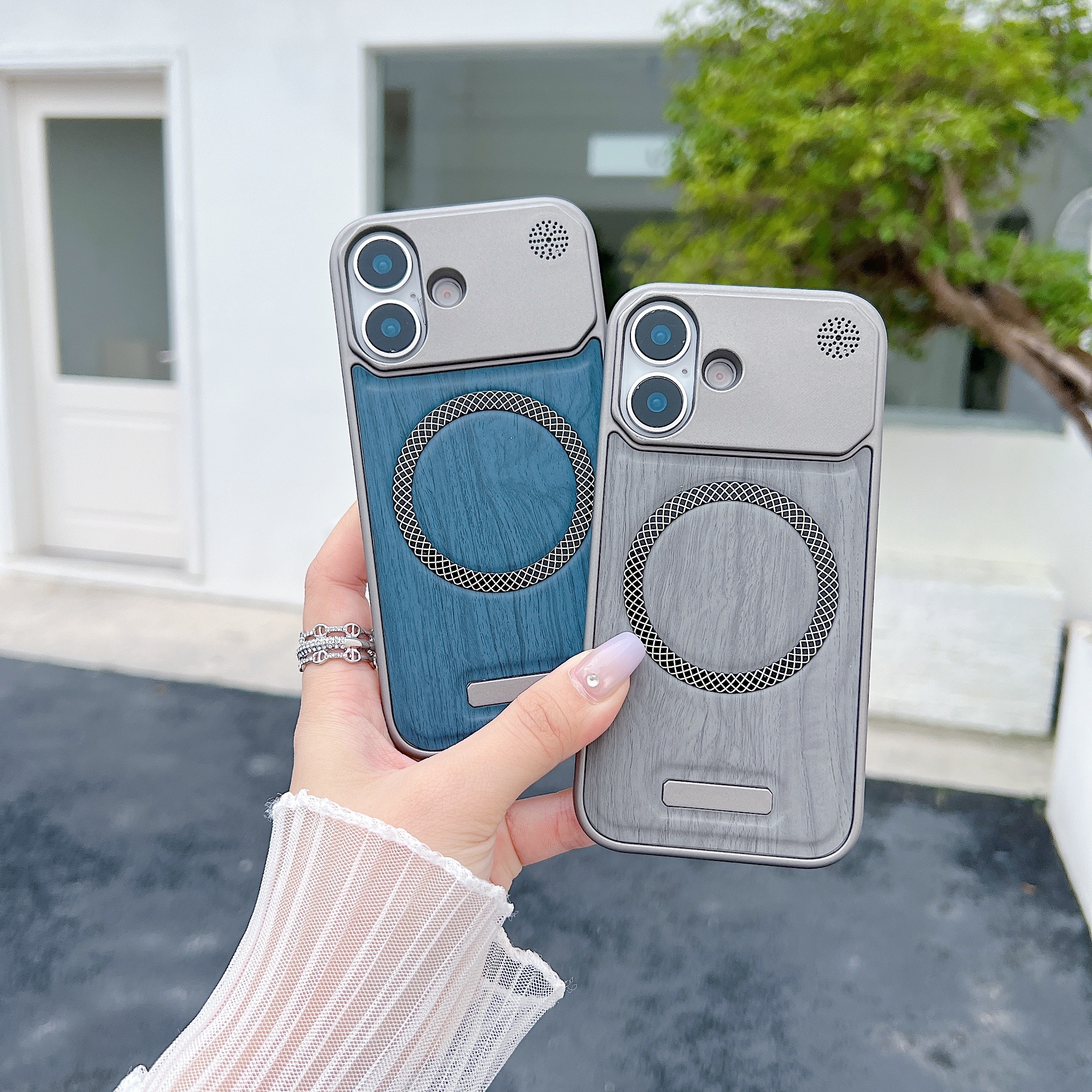 适用苹果17ProMax新款手机壳磁吸圈iPhone17pro简约17air高级感17防摔保护套高级小众男女 - 图片 8