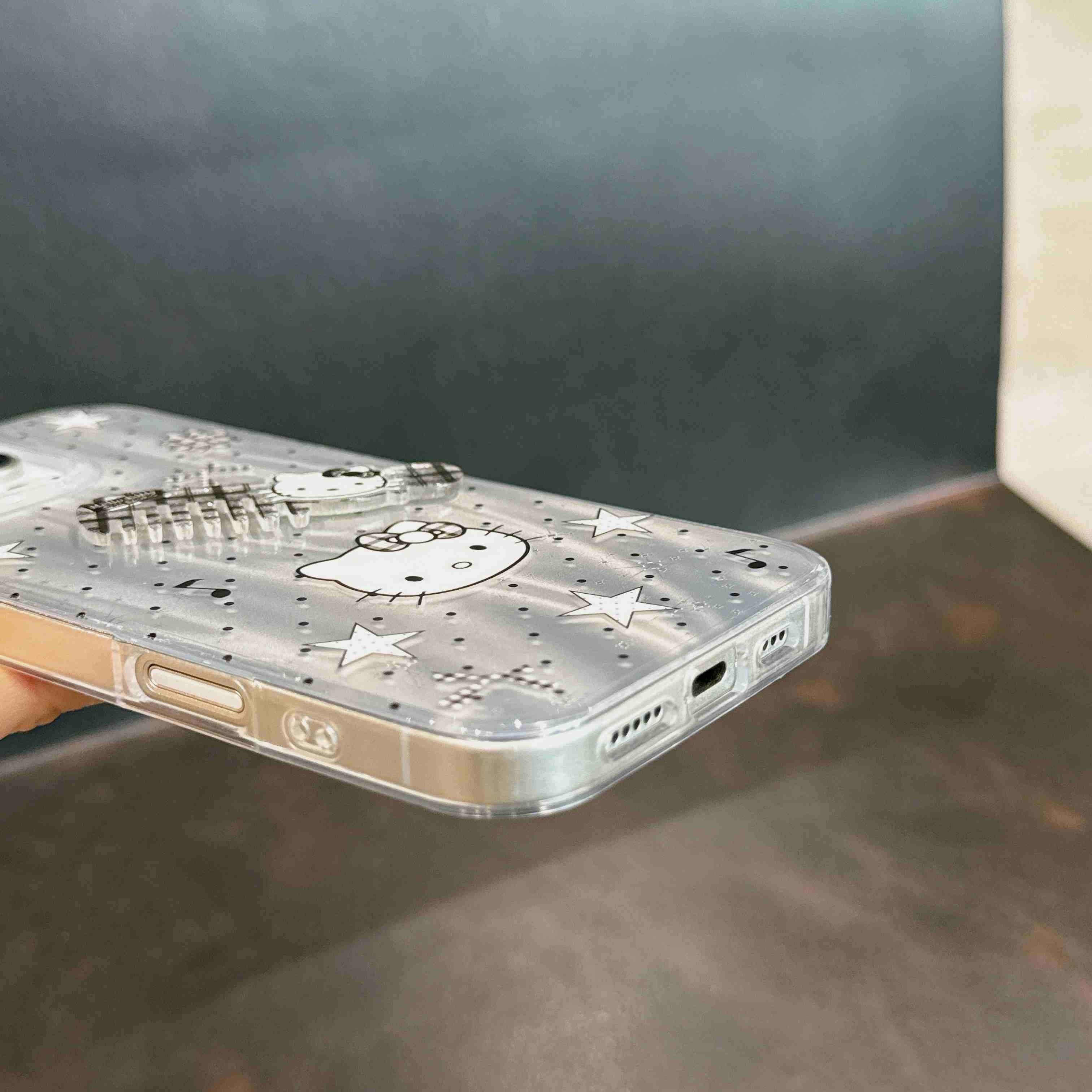 韩系女孩ins小众KT可爱简约苹果16promax手机壳适用iPhone15新款16/14pro双层防摔13少女 - 图片 2