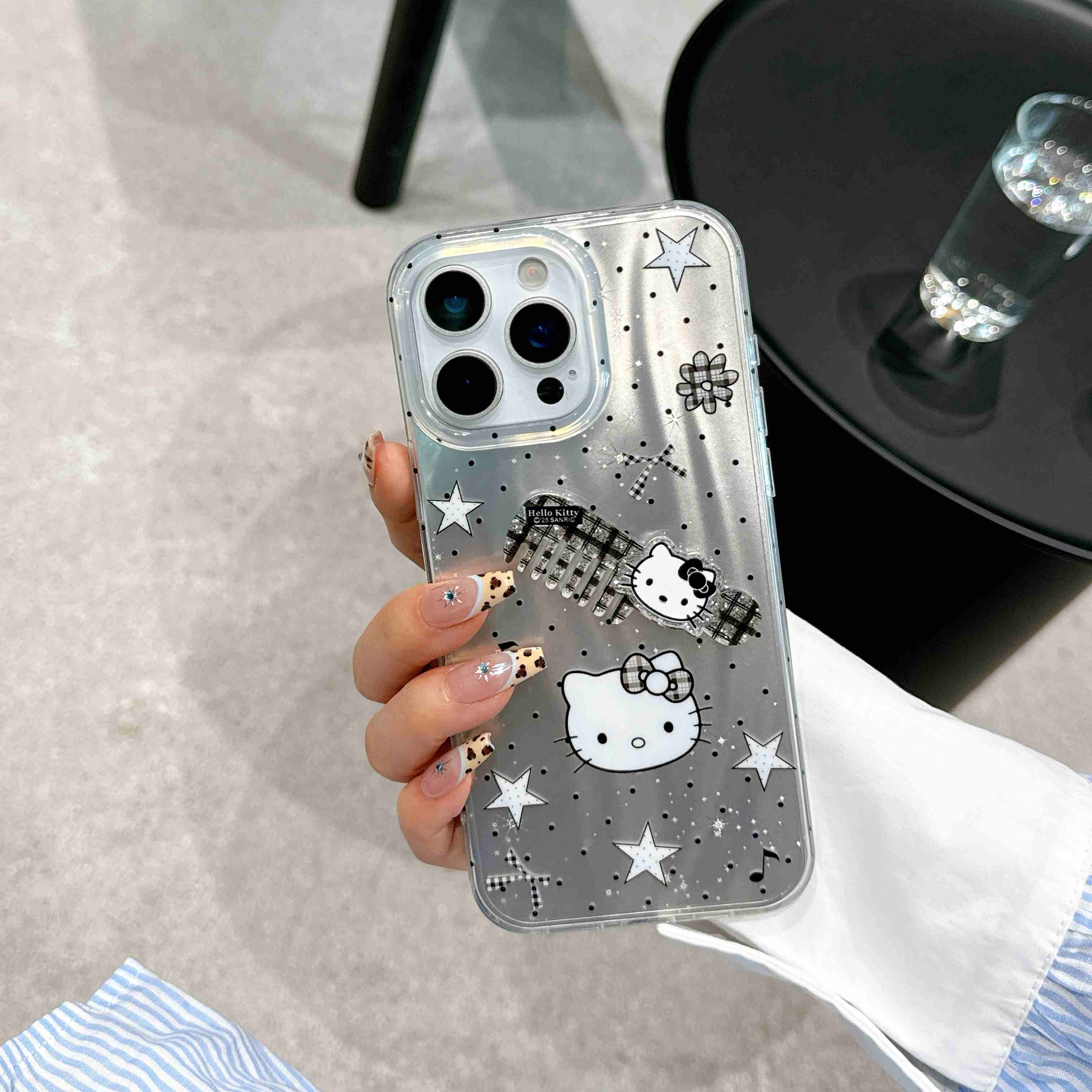 韩系女孩ins小众KT可爱简约苹果16promax手机壳适用iPhone15新款16/14pro双层防摔13少女 - 图片 3