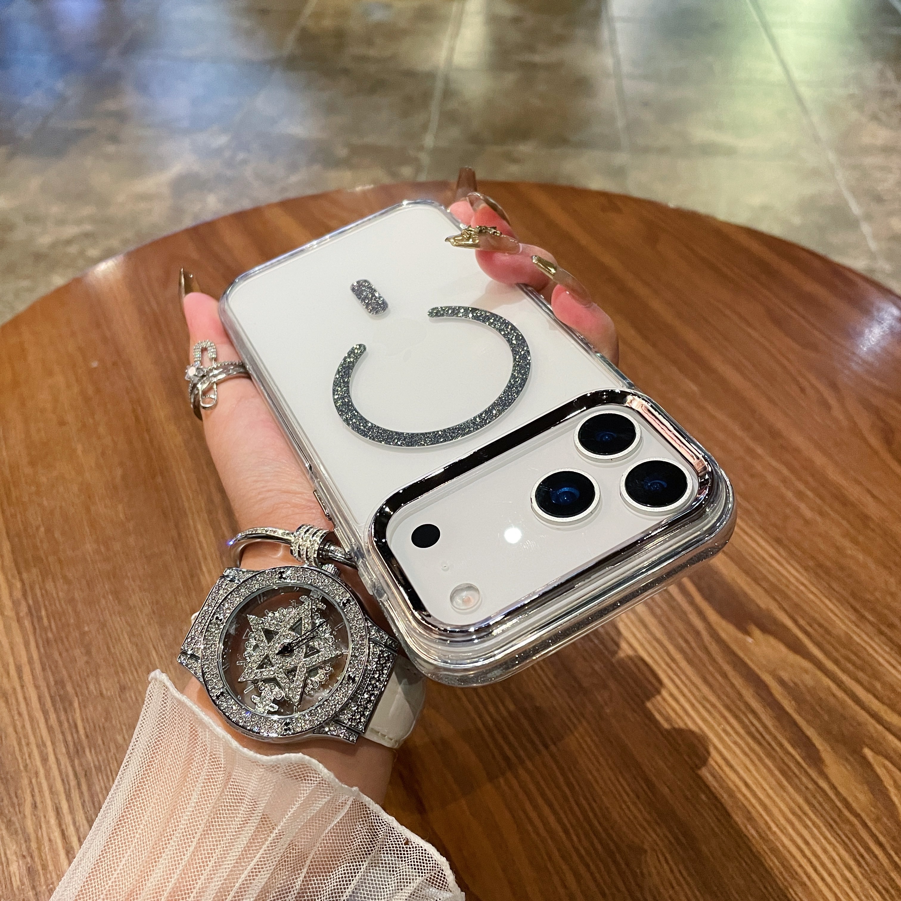 闪粉边框磁吸二合一