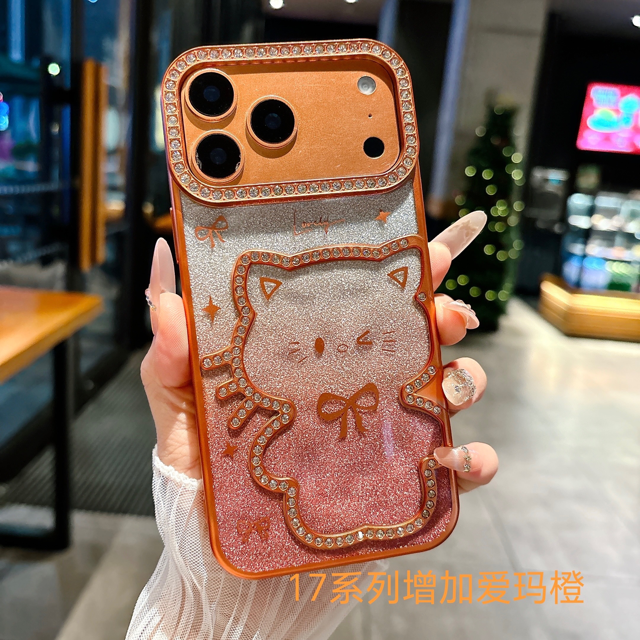 立体点钻可爱猫