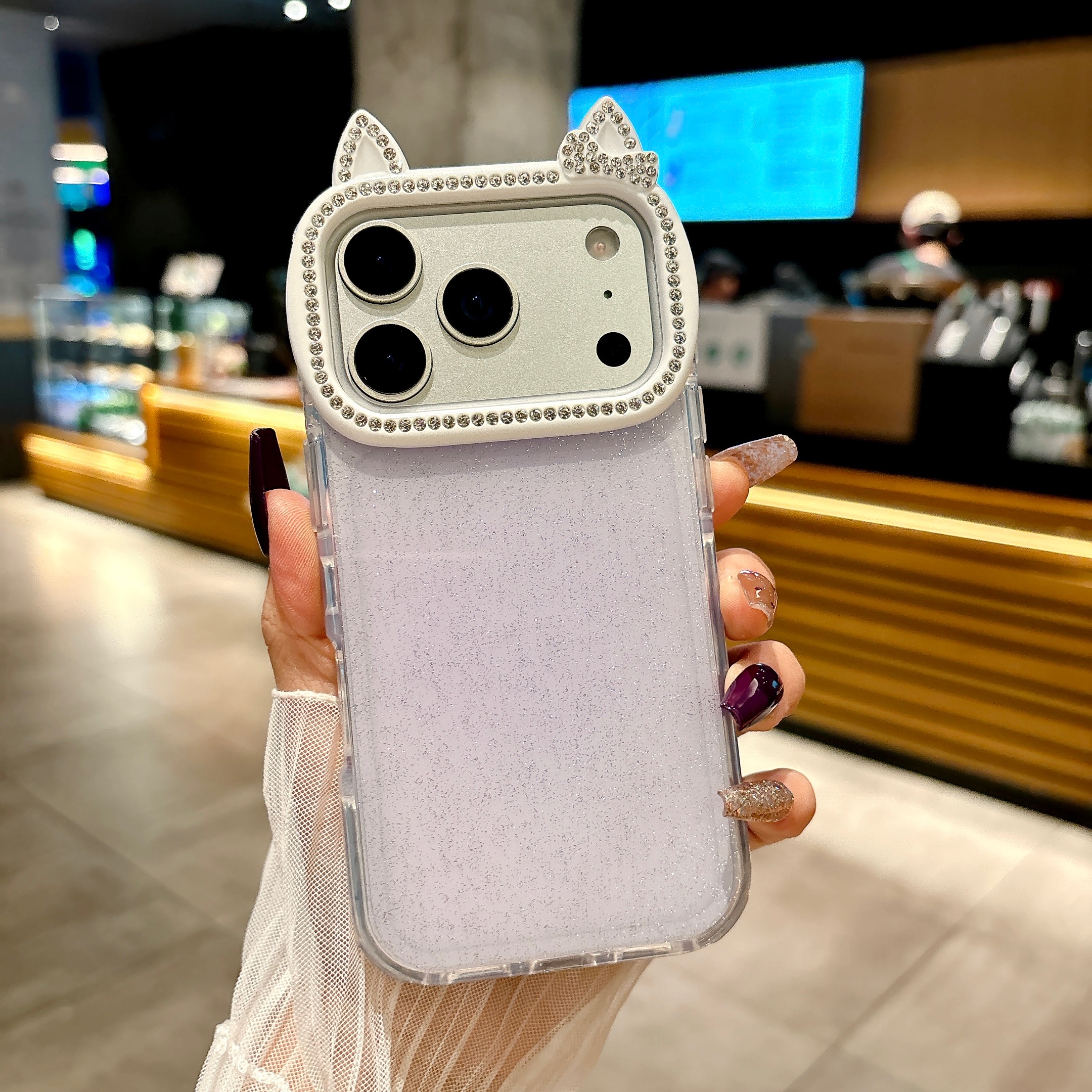 闪粉兔耳朵果冻壳 - 图片 3