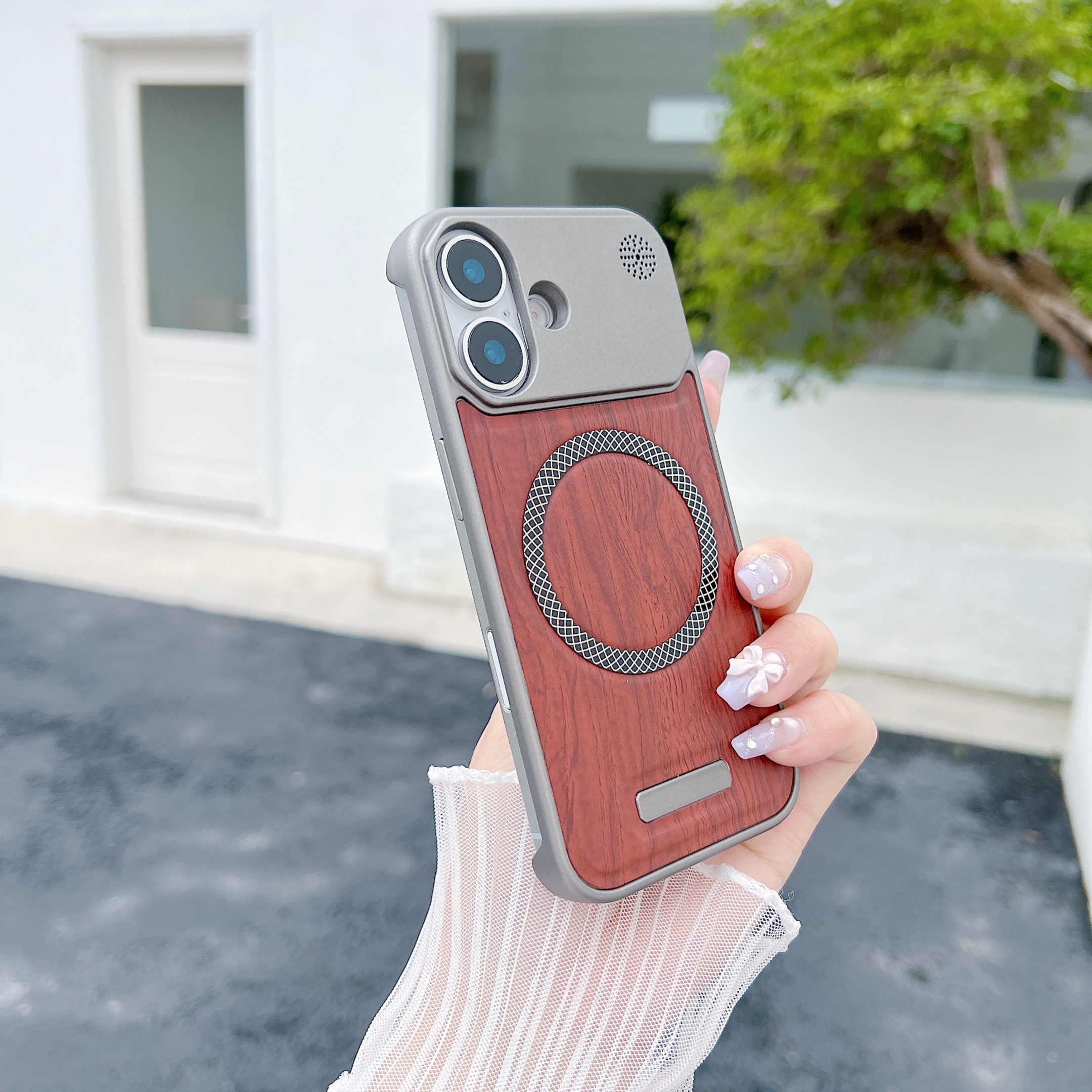 适用苹果17ProMax新款手机壳磁吸圈iPhone17pro简约17air高级感17防摔保护套高级小众男女