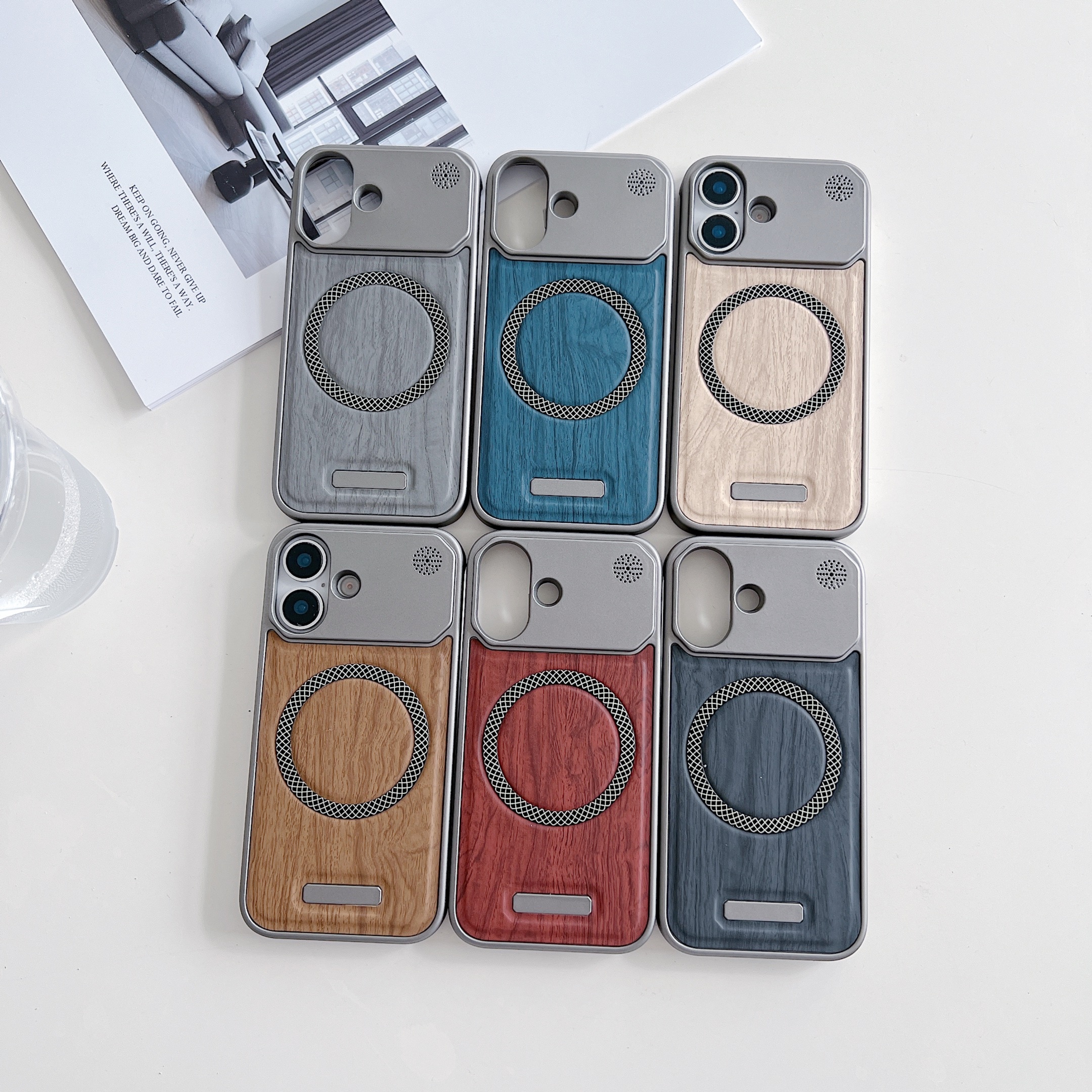 适用苹果17ProMax新款手机壳磁吸圈iPhone17pro简约17air高级感17防摔保护套高级小众男女 - 图片 2