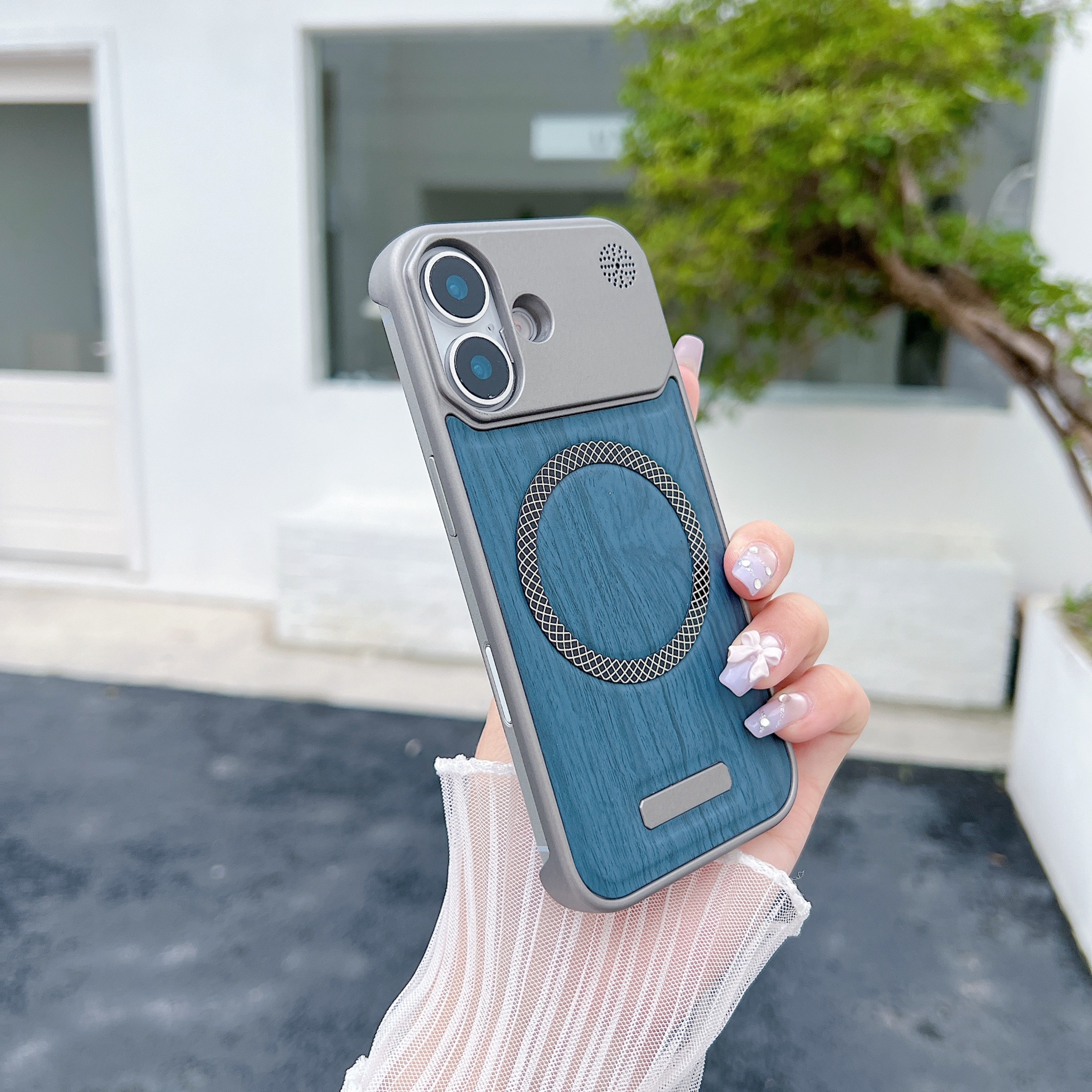 适用苹果17ProMax新款手机壳磁吸圈iPhone17pro简约17air高级感17防摔保护套高级小众男女 - 图片 4