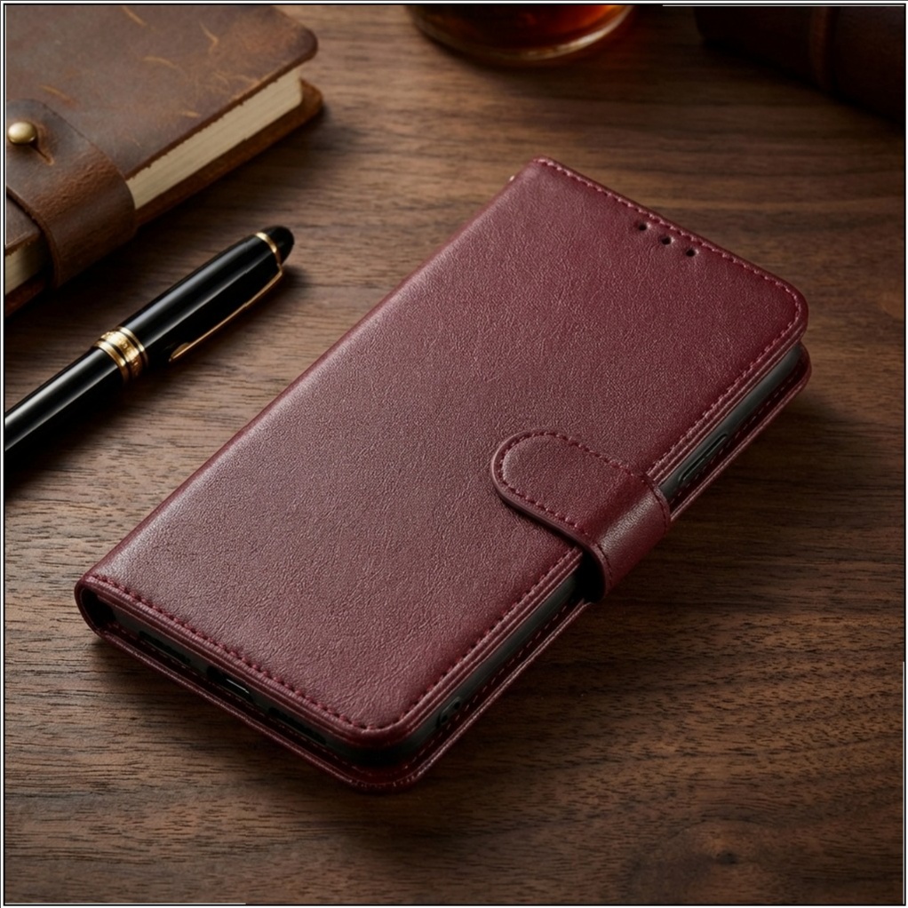 适用于三星S22/S26系列多款机翻盖插卡手机皮套保护壳钱包款防摔 - 图片 2