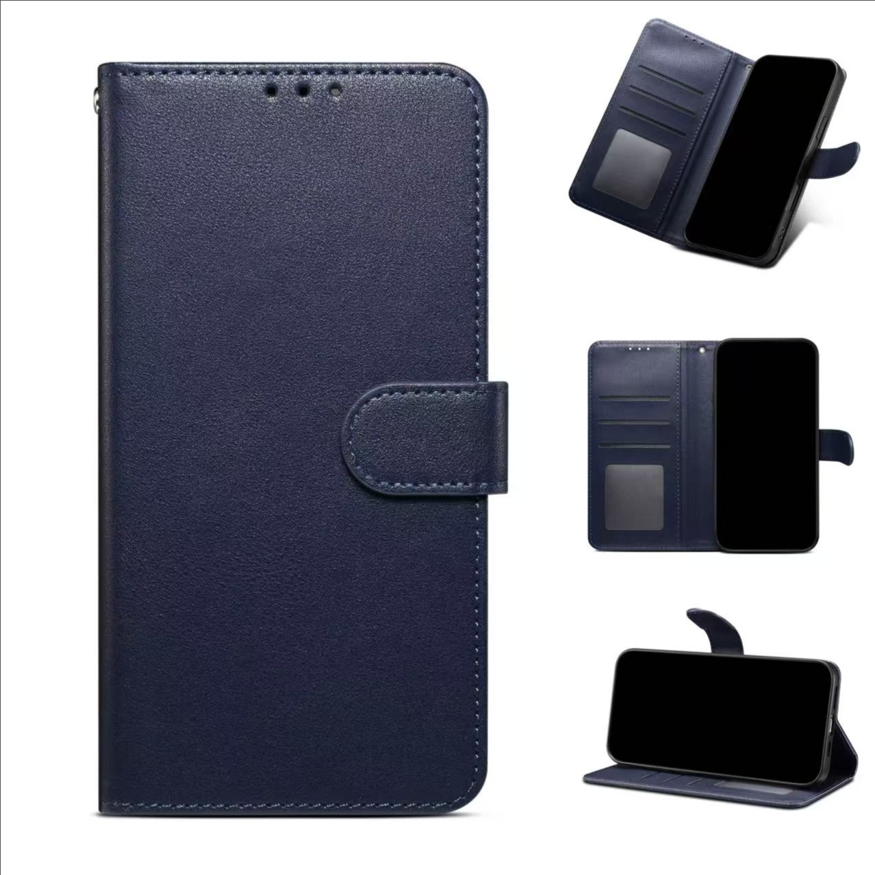 适用于红米note/Redmi/A3国外款多款机型翻盖插卡手机皮套钱包款 - 图片 5