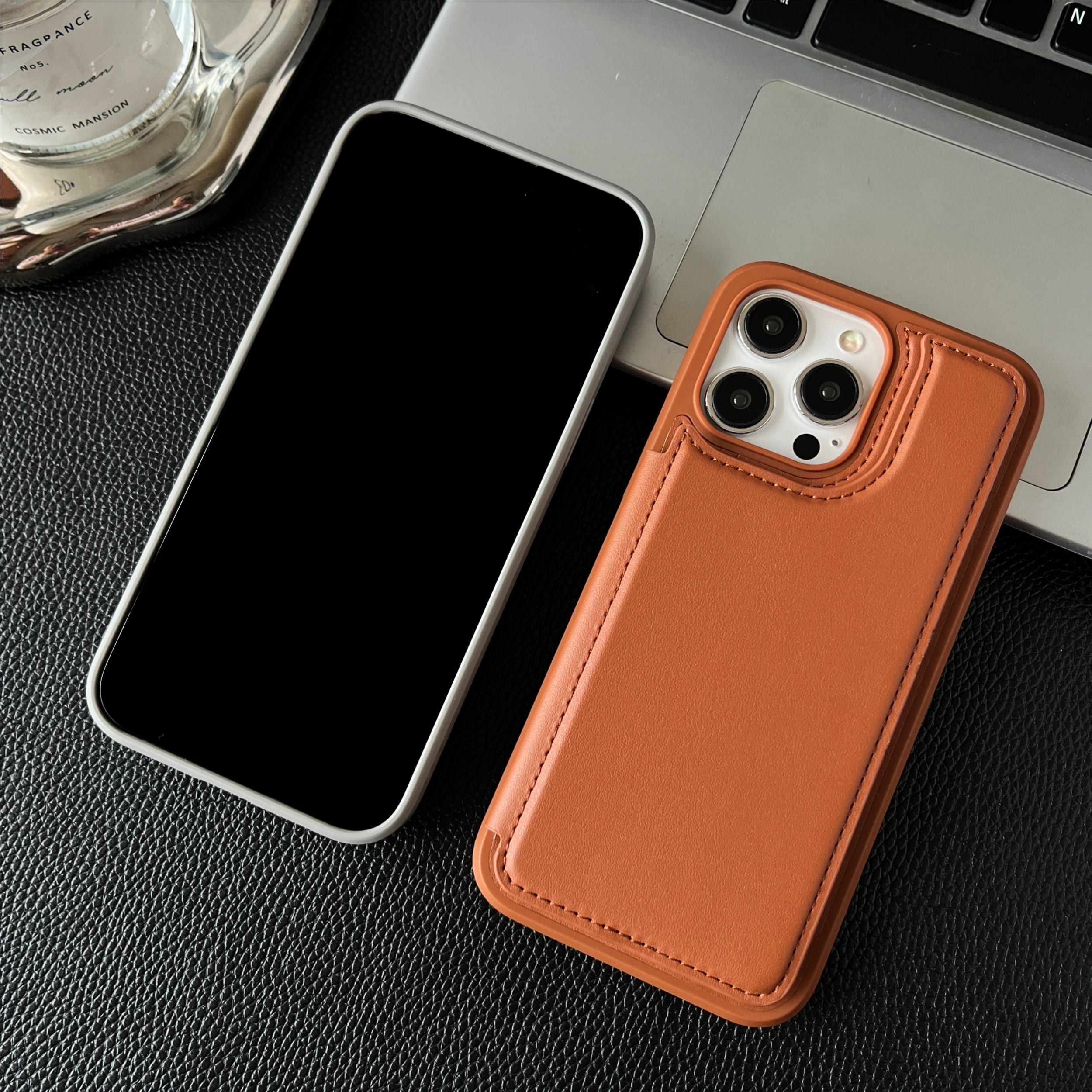 适用iPhone17苹果16promax磁扣卡包支架多功能插卡防摔手机保护壳 - 图片 5