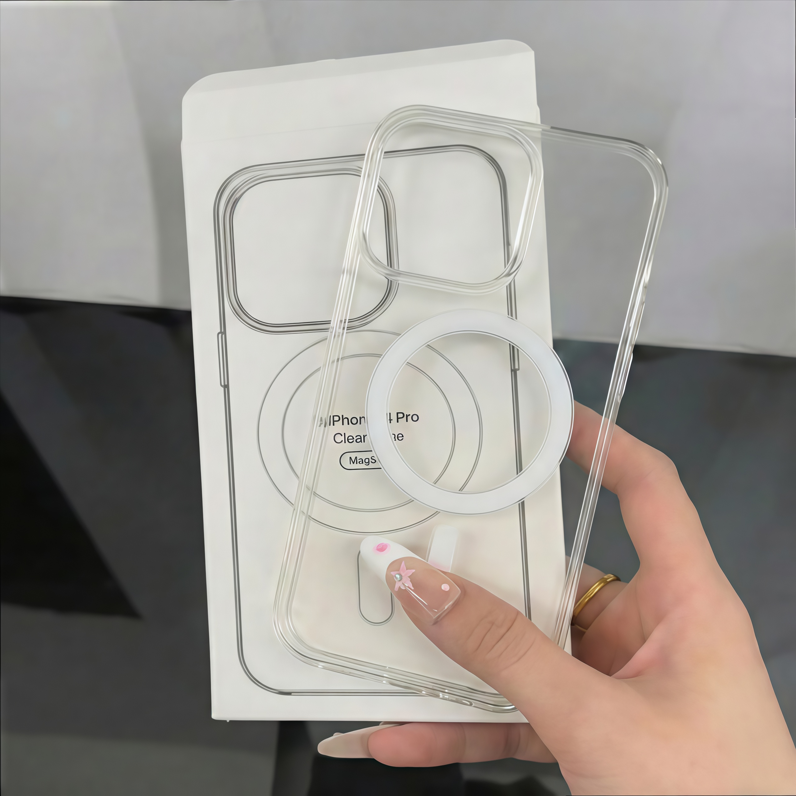 适用iPhone17苹果17手机壳iPhone13亚克力防摔透明Magsafe磁吸壳1.5厚 - 图片 3