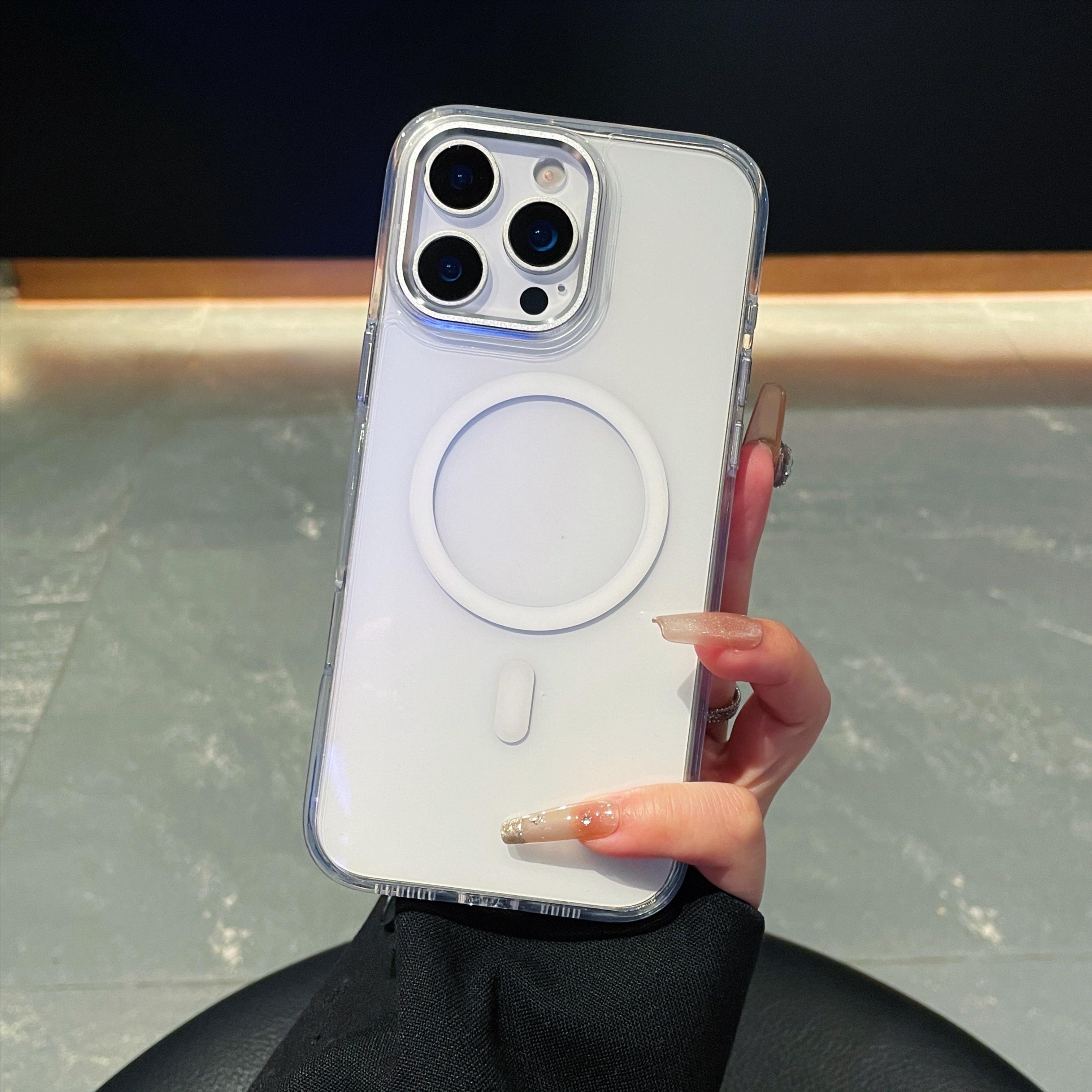 透明适用苹果13pro max磁吸全包17promax高级质感 - 图片 4