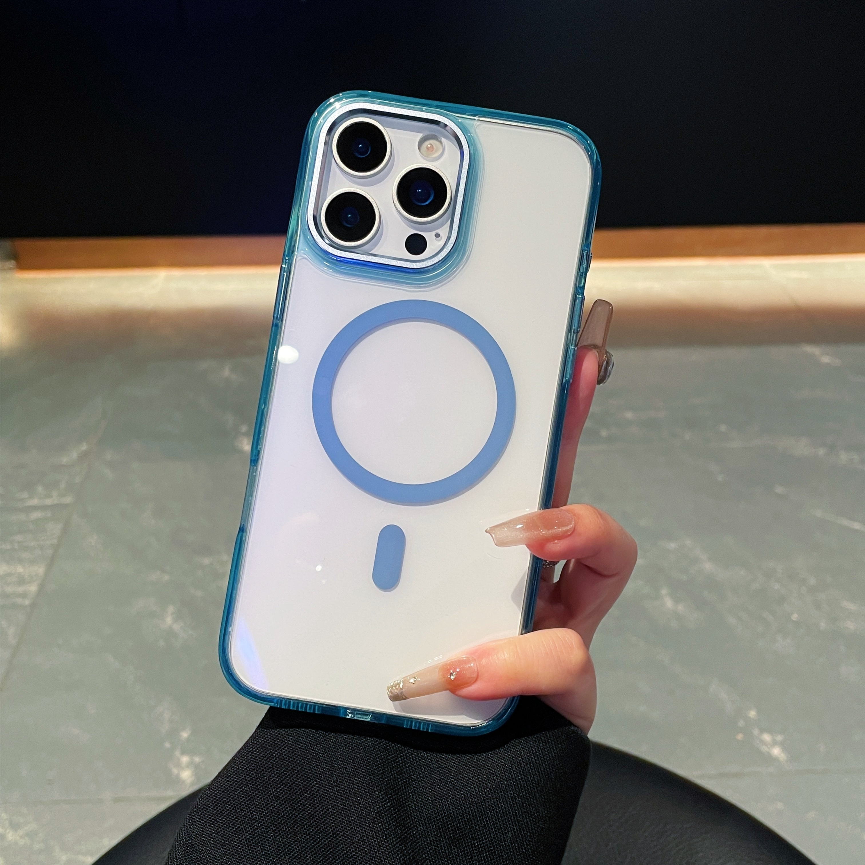 透明适用苹果13pro max磁吸全包17promax高级质感 - 图片 2