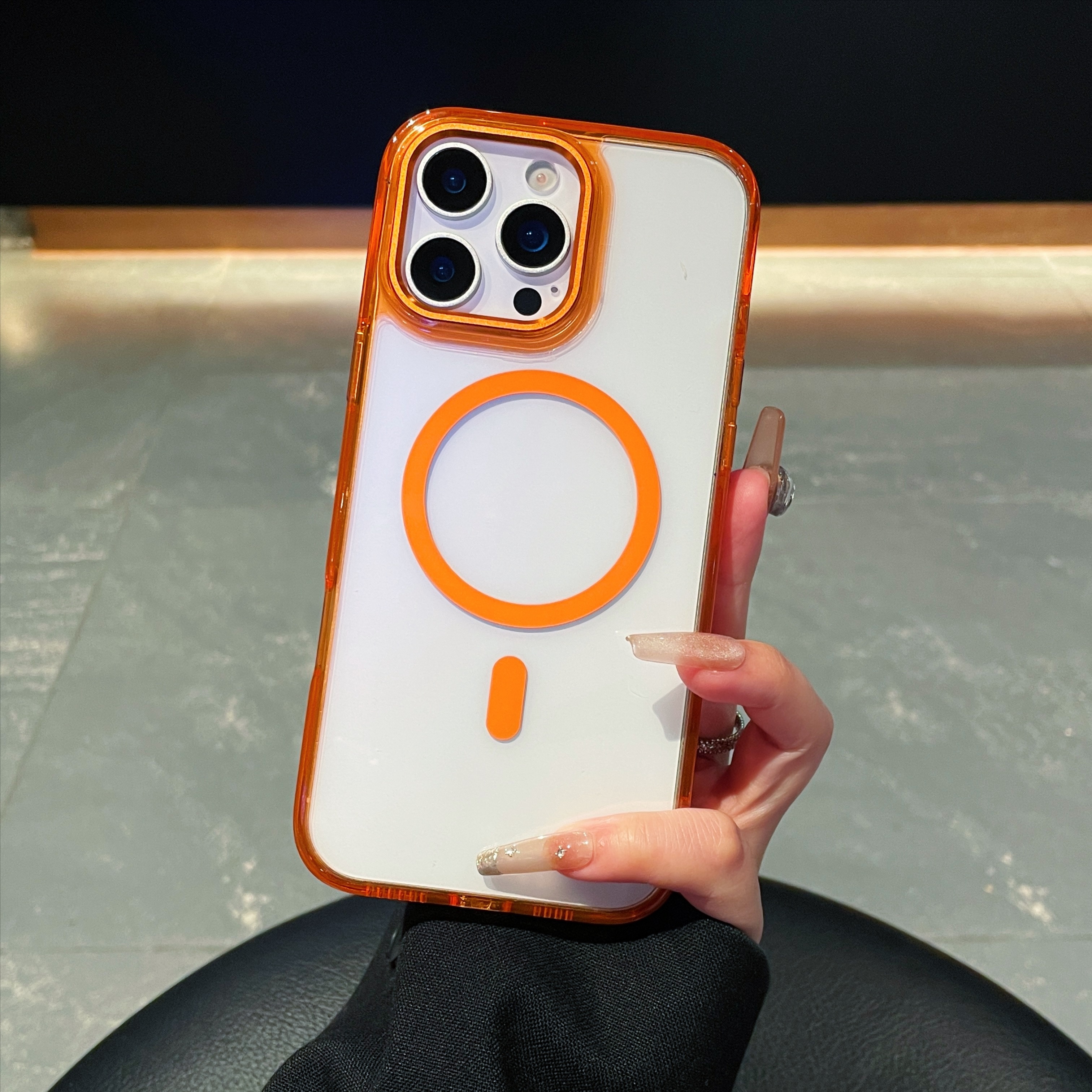 透明适用苹果13pro max磁吸全包17promax高级质感 - 图片 3