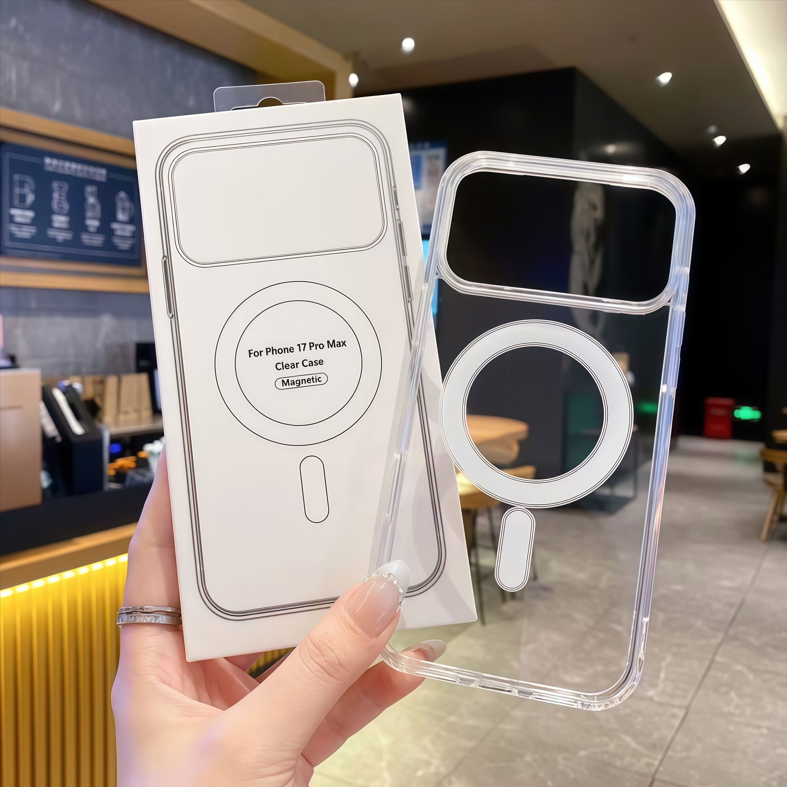 适用苹果15promax磁吸手机壳iphone14亚克力13透明12全包15pro 11