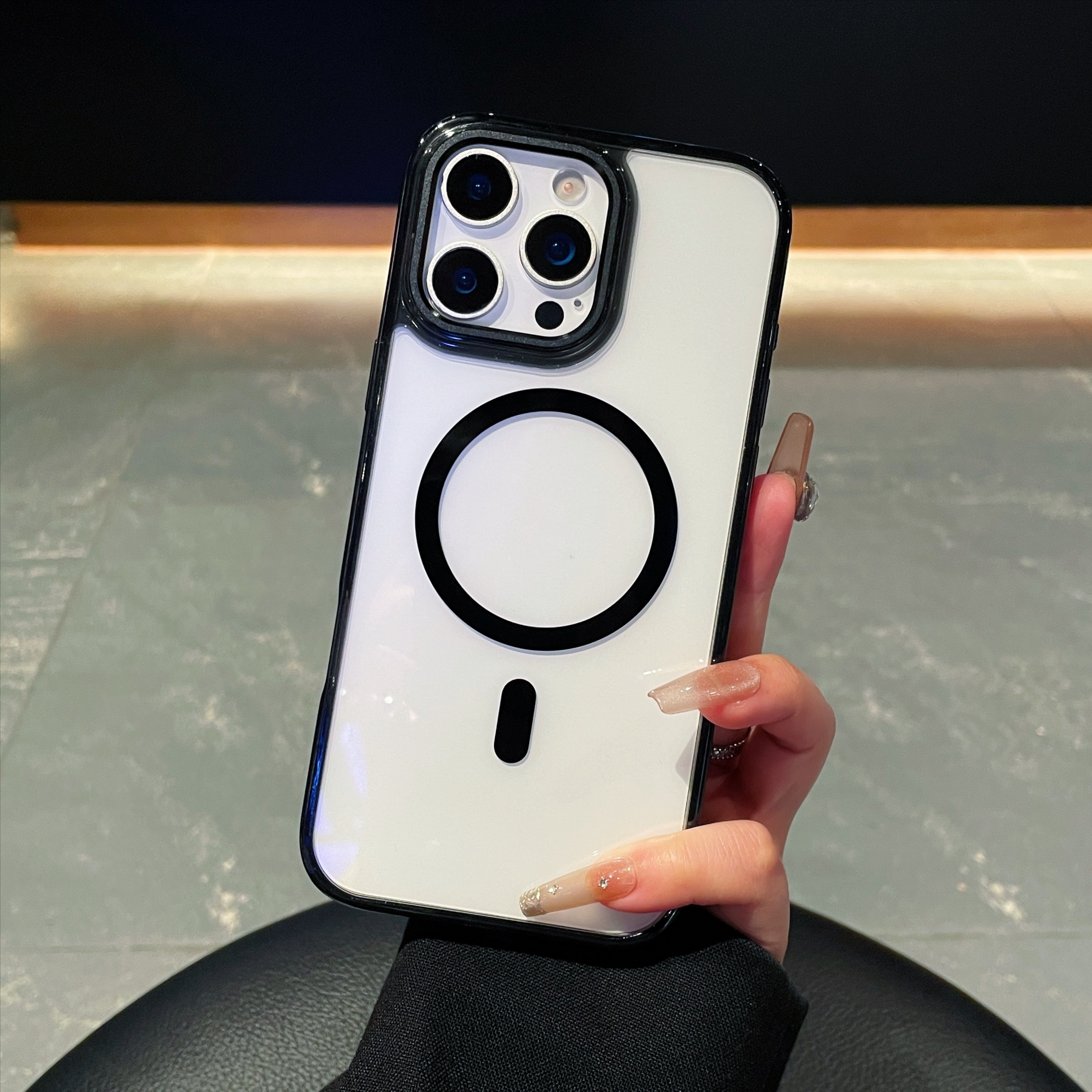 透明适用苹果13pro max磁吸全包17promax高级质感 - 图片 7