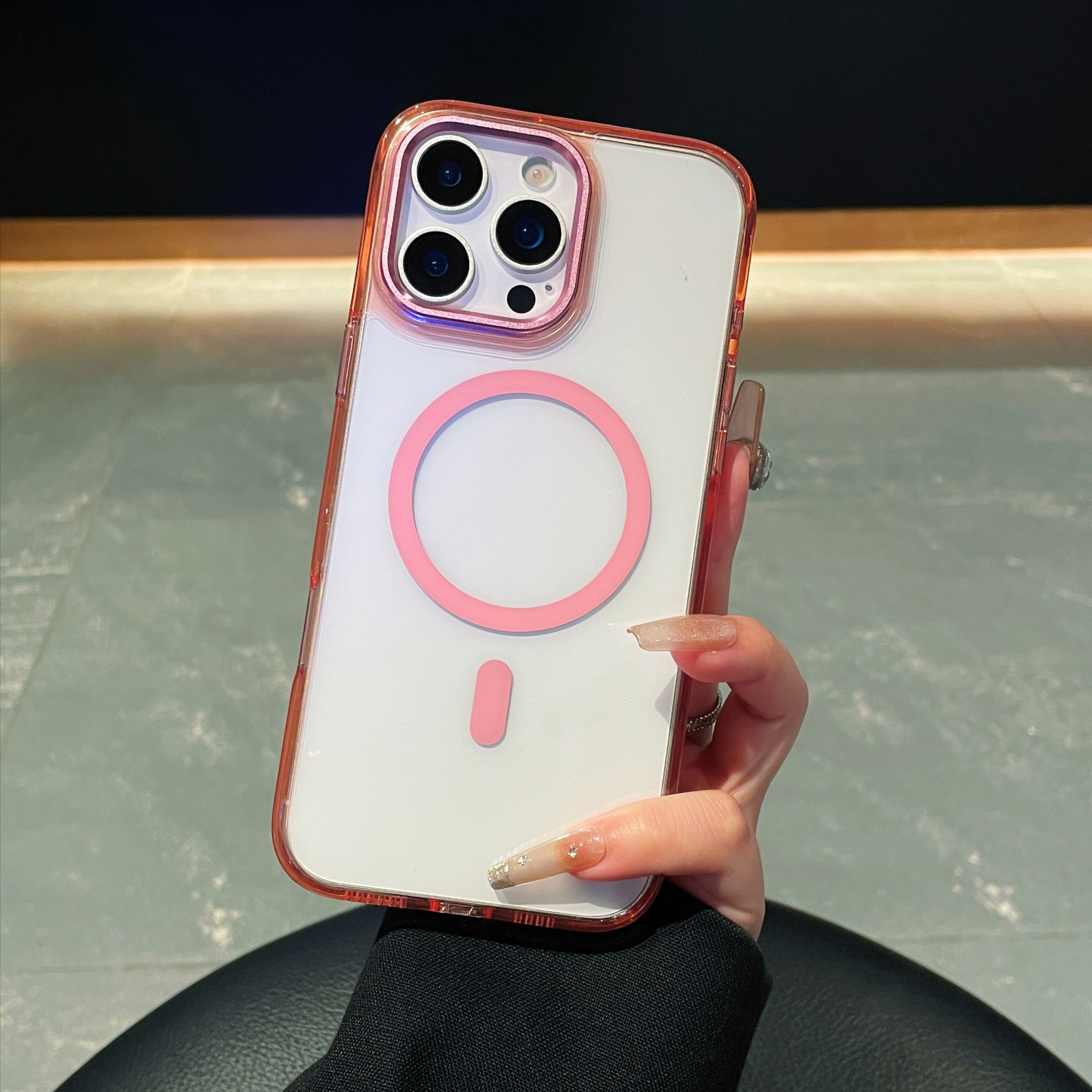 透明适用苹果13pro max磁吸全包17promax高级质感 - 图片 6